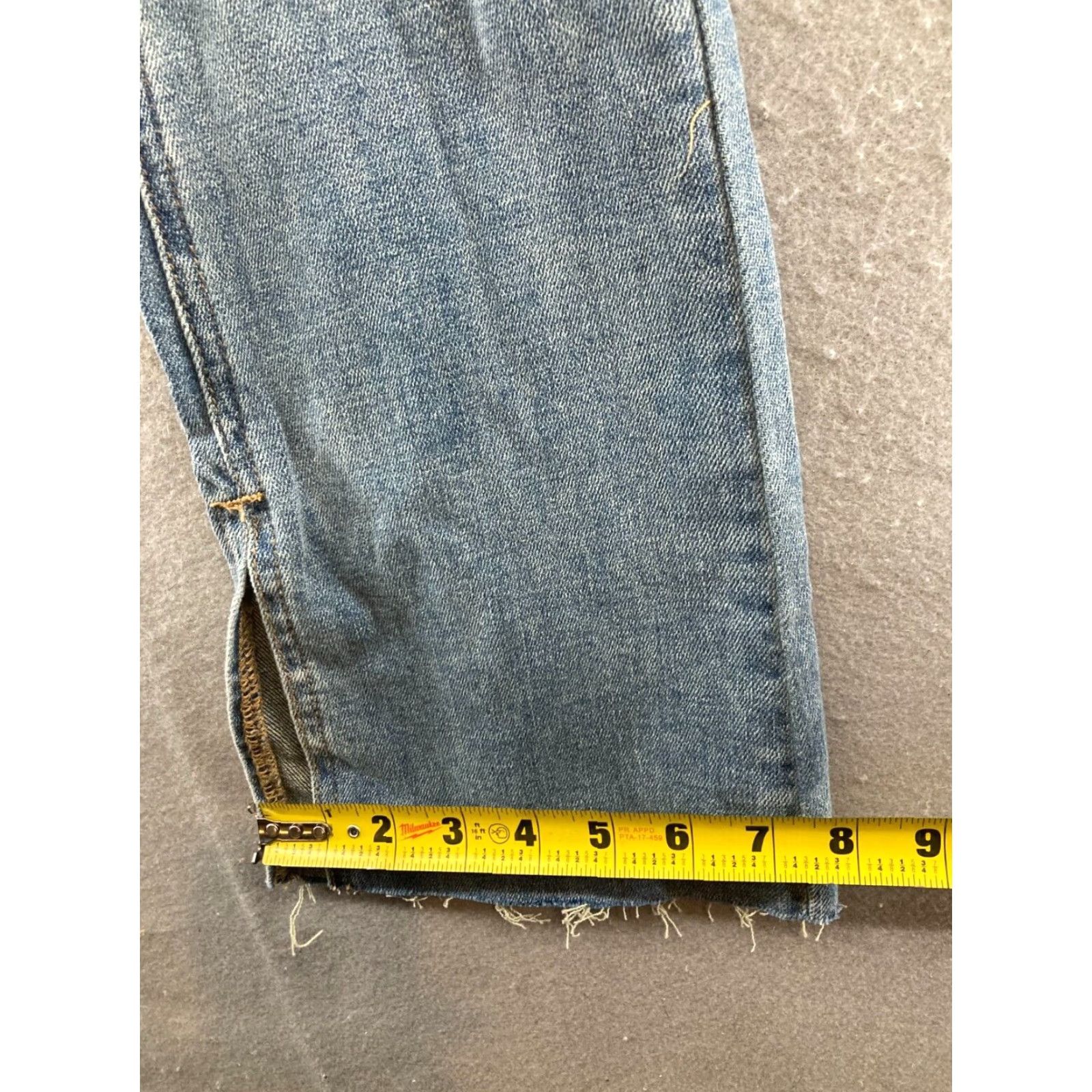 Vintage Good Hart Jeans Womens 0 high Rise Slit Flare NWT Size 25" / US 0 / IT 36 - 6 Thumbnail