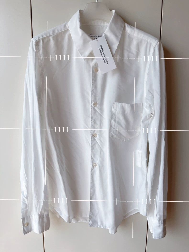 Comme des Garcons Comme Des Garcons Polyester shirt with pointed collar and Size S / US 4 / IT 40 - 1 Thumbnail