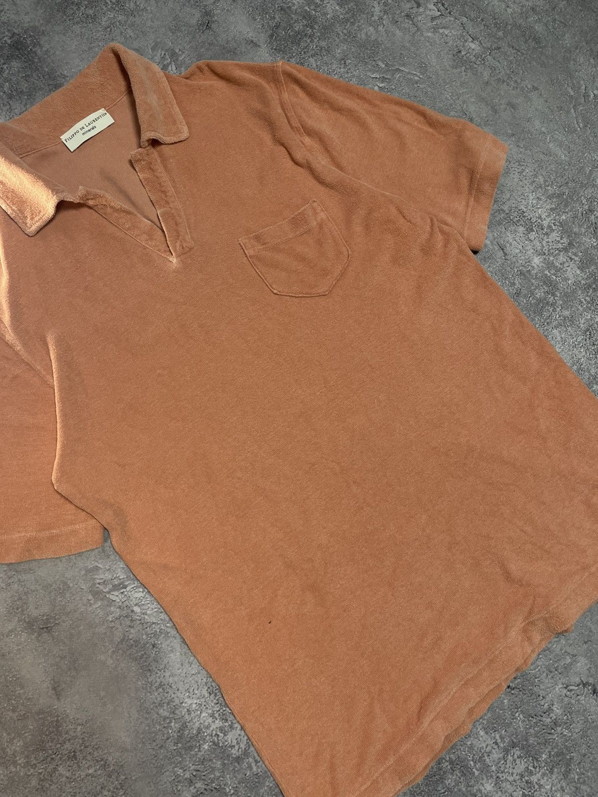 Other Filippo De Laurentiis Terry Toweling Polo Quiet Luxury Size US M / EU 48-50 / 2 - 2 Thumbnail