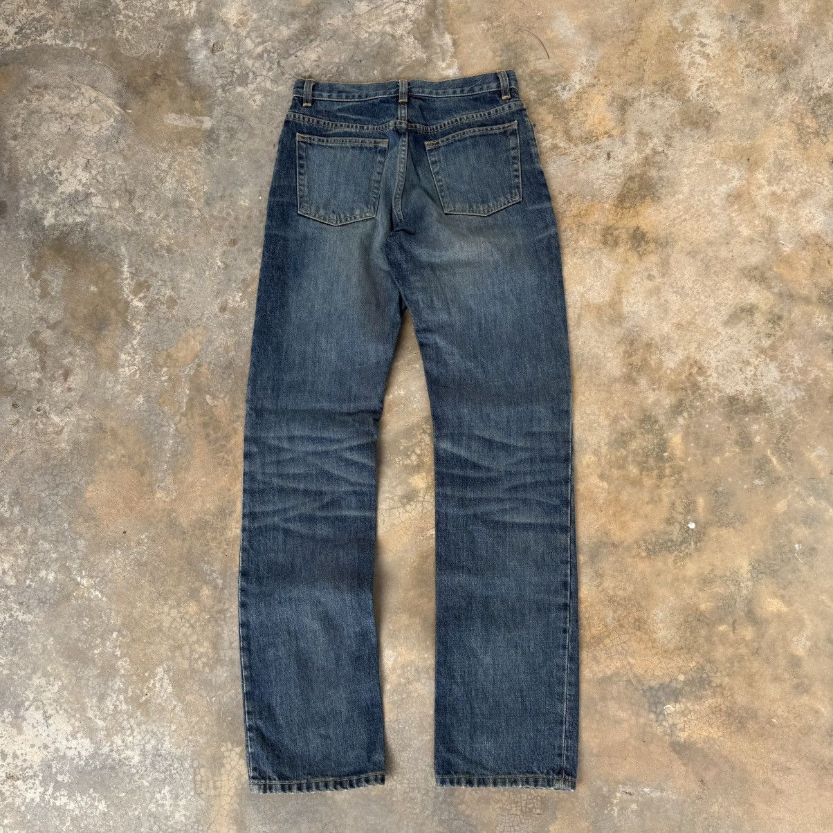 Helmut Lang Vintage Helmut Lang Relaxed Cut Dark Denim Size US 27 - 2 Thumbnail