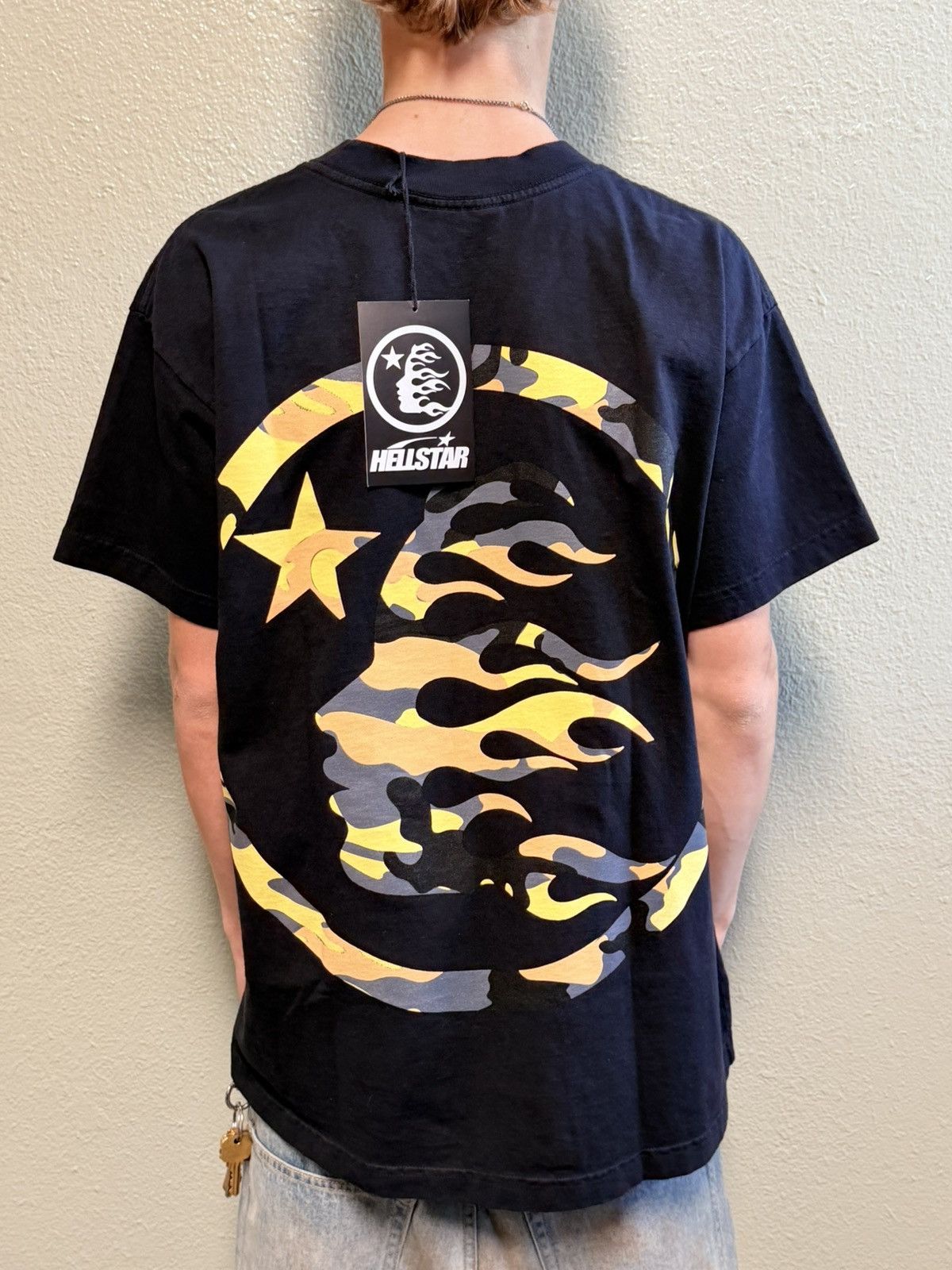HELLSTAR Hellstar Sports Orange Camo T Shirt Size US S / EU 44-46 / 1 - 2 Thumbnail