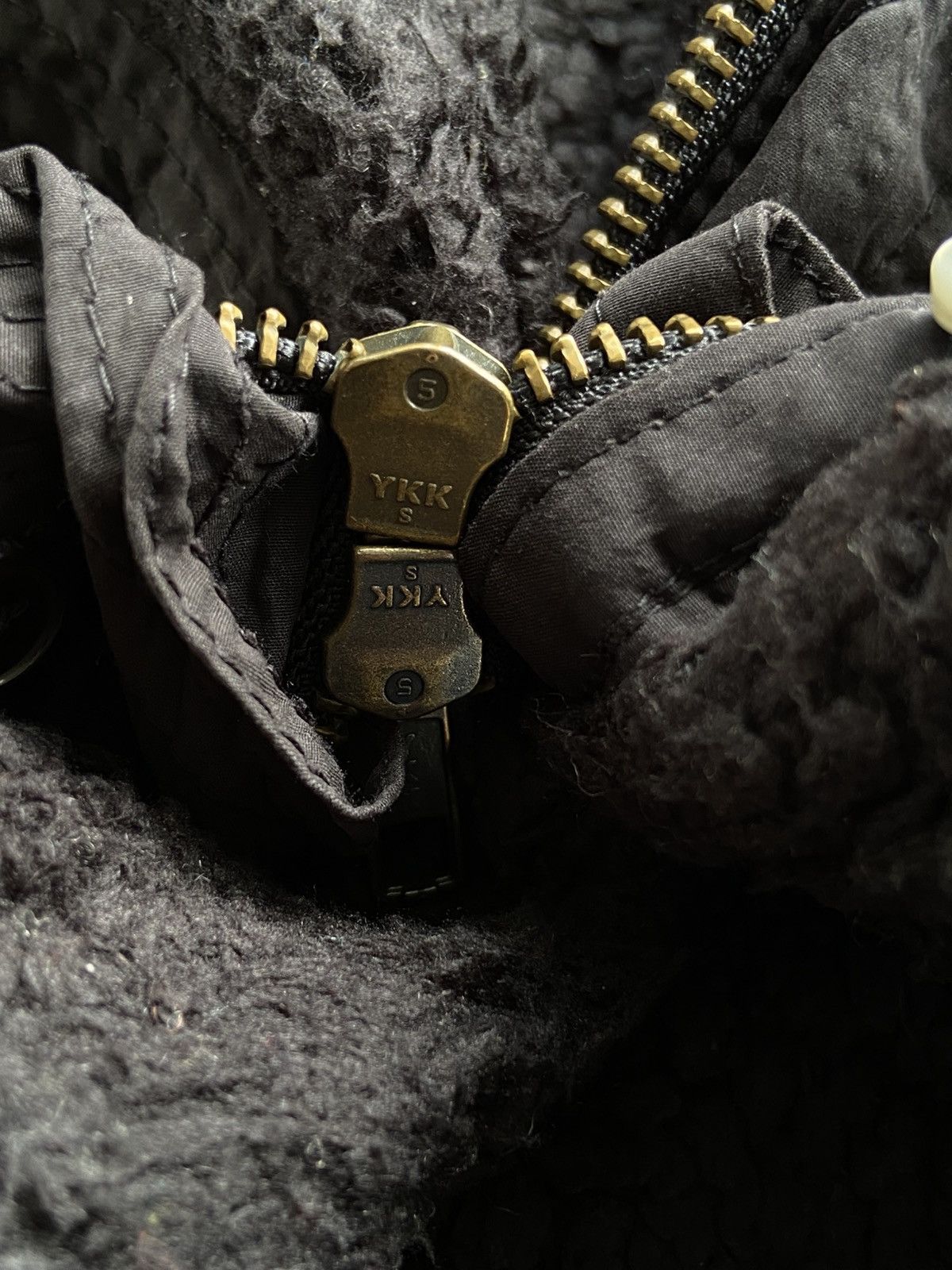 20471120 2000s Black by Moussy - Vkei Style Layered Sherpa Jacket Size US M / EU 48-50 / 2 - 8 Thumbnail