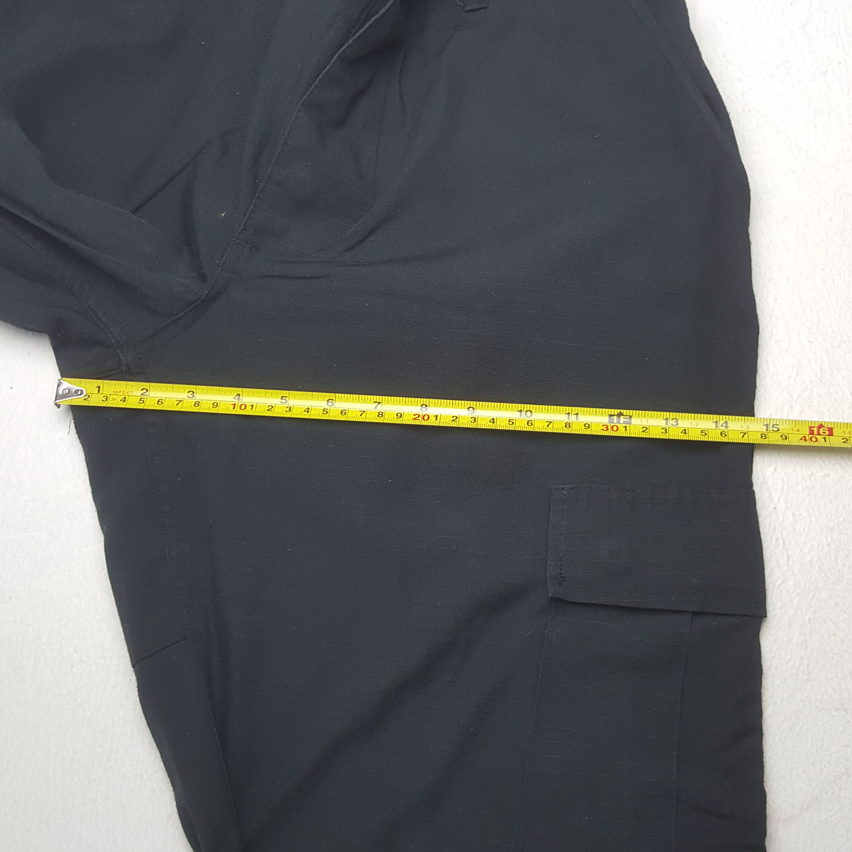Designer Vintage Trouder Combat Black Cargo Pants Size US 30 / EU 46 - 9 Thumbnail
