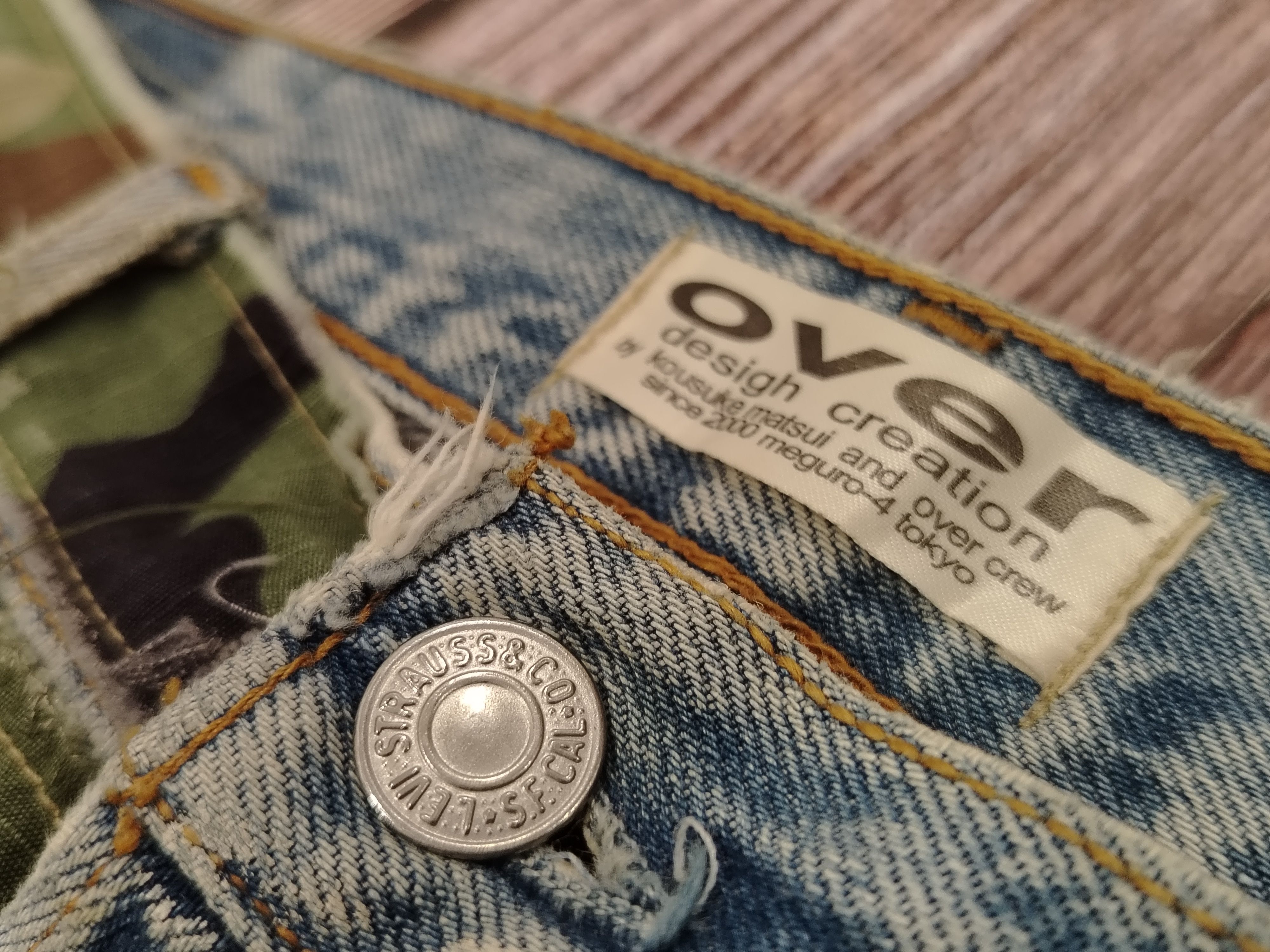 Levi's Levis 501 Jeans Vintage ARTWORK Army Size US 33 - 2 Thumbnail