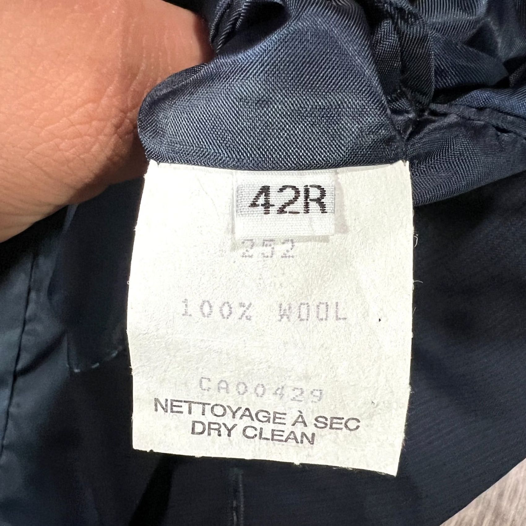 Peter Millar Peter Millar Wool Sport Coat Blazer 42R Men Blue Two Button Suit Jacket REPAIRED Size 42R - 5 Thumbnail