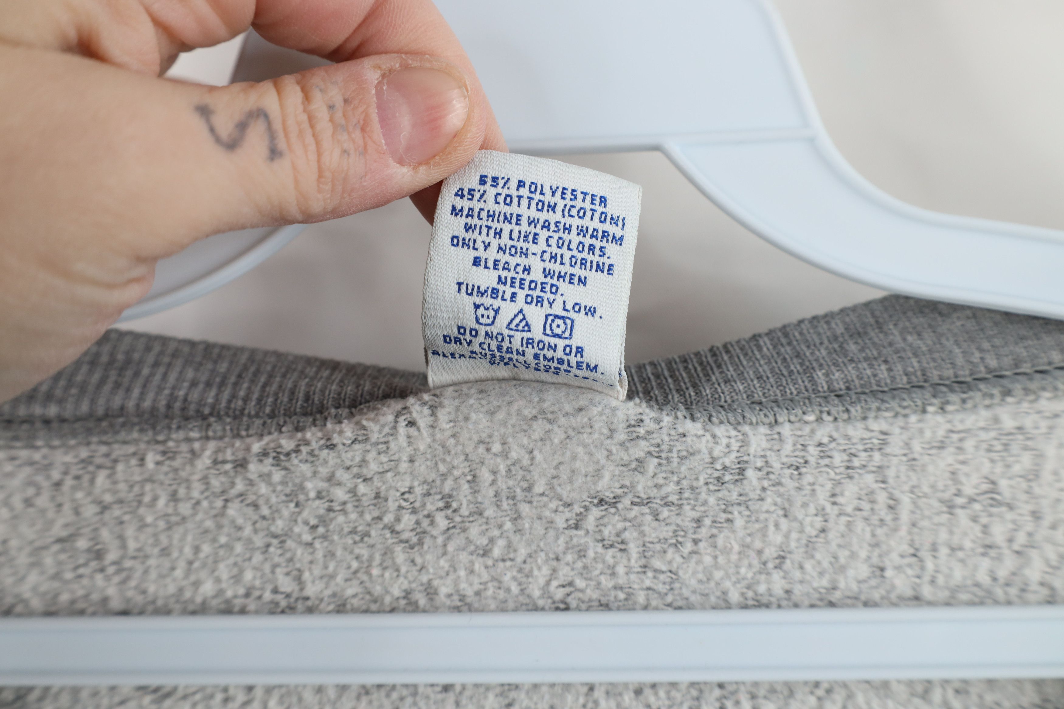 Russell Athletic × Vintage Vintage 90s Russell Athletic Blank Crewneck Sweatshirt Gray Size US XL / EU 56 / 4 - 11 Thumbnail
