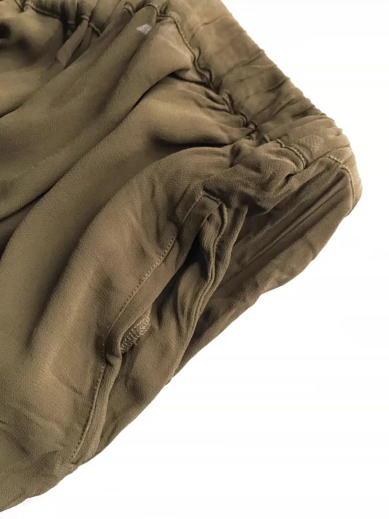 Comme des Garcons Comme Des Garcons size S Green silk modeling pants with pi Size 23" - 7 Thumbnail