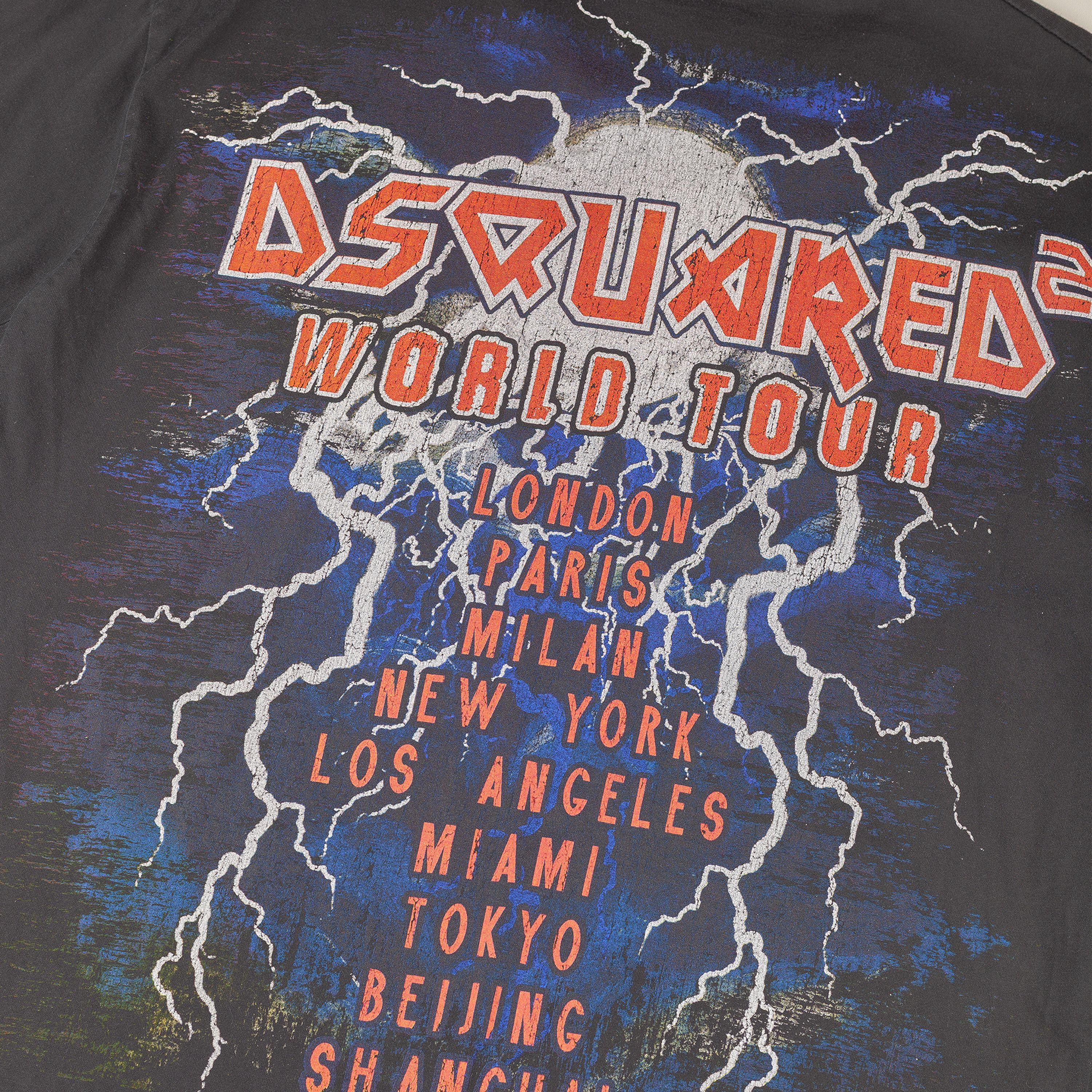 Dsquared2 DSQUARED2 Sisters From Hell Black Band T-Shirt (L) Size US L / EU 52-54 / 3 - 3 Thumbnail