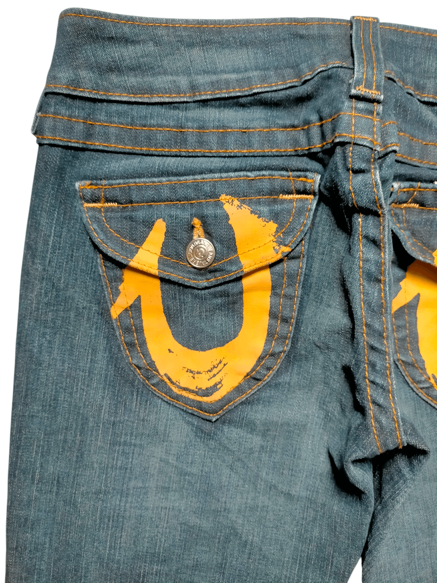 True Religion Flare Jeans True Religion Stretch Low Rise Boot cut Denim Size US 31 - 4 Thumbnail
