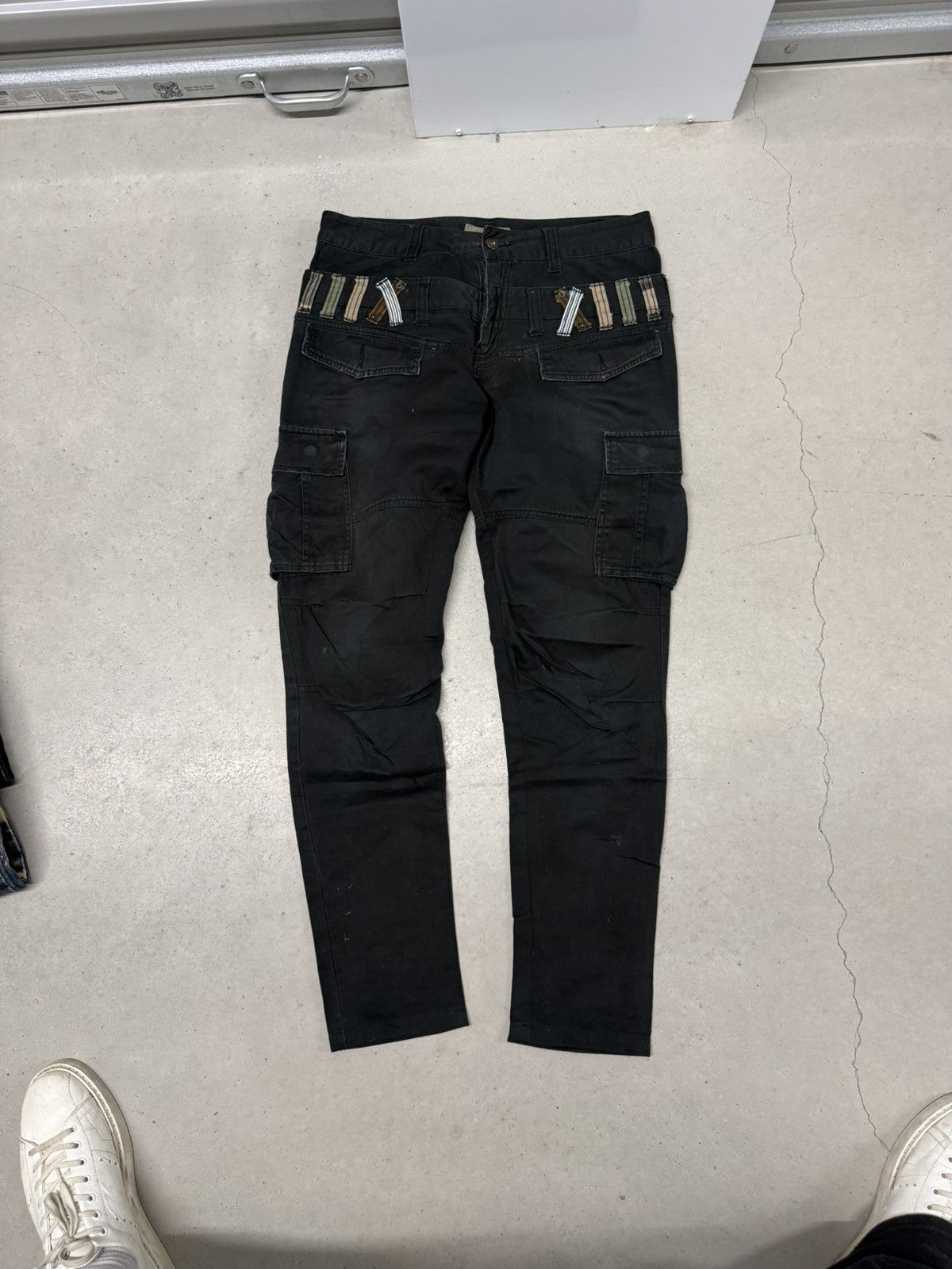 Other Vintage Denim Lab Double Waist Cargo Pant Japanese brand Size US 30 / EU 46 - 1 Thumbnail