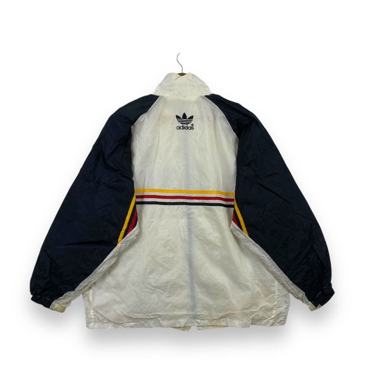 Adidas Vintage 90’ ADIDAS ORIGINALS Retro Germany Windbreaker Size US M / EU 48-50 / 2 - 5 Thumbnail