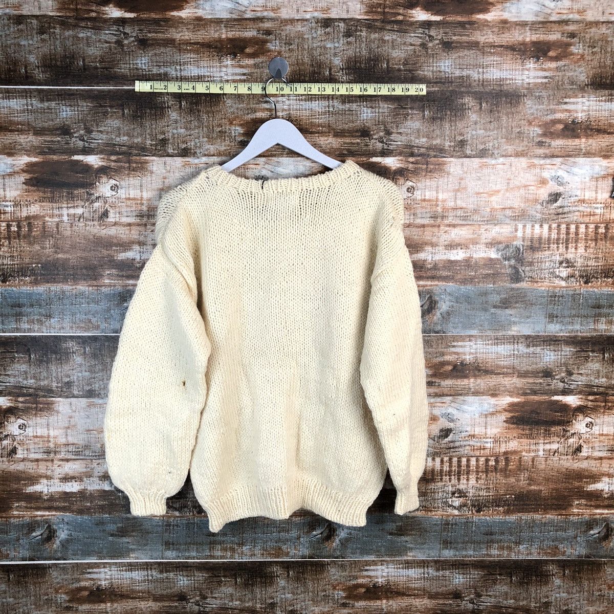 Homespun Knitwear × Japanese Brand Suprite vintage White Knitwear #A1636 Size US M / EU 48-50 / 2 - 10 Thumbnail