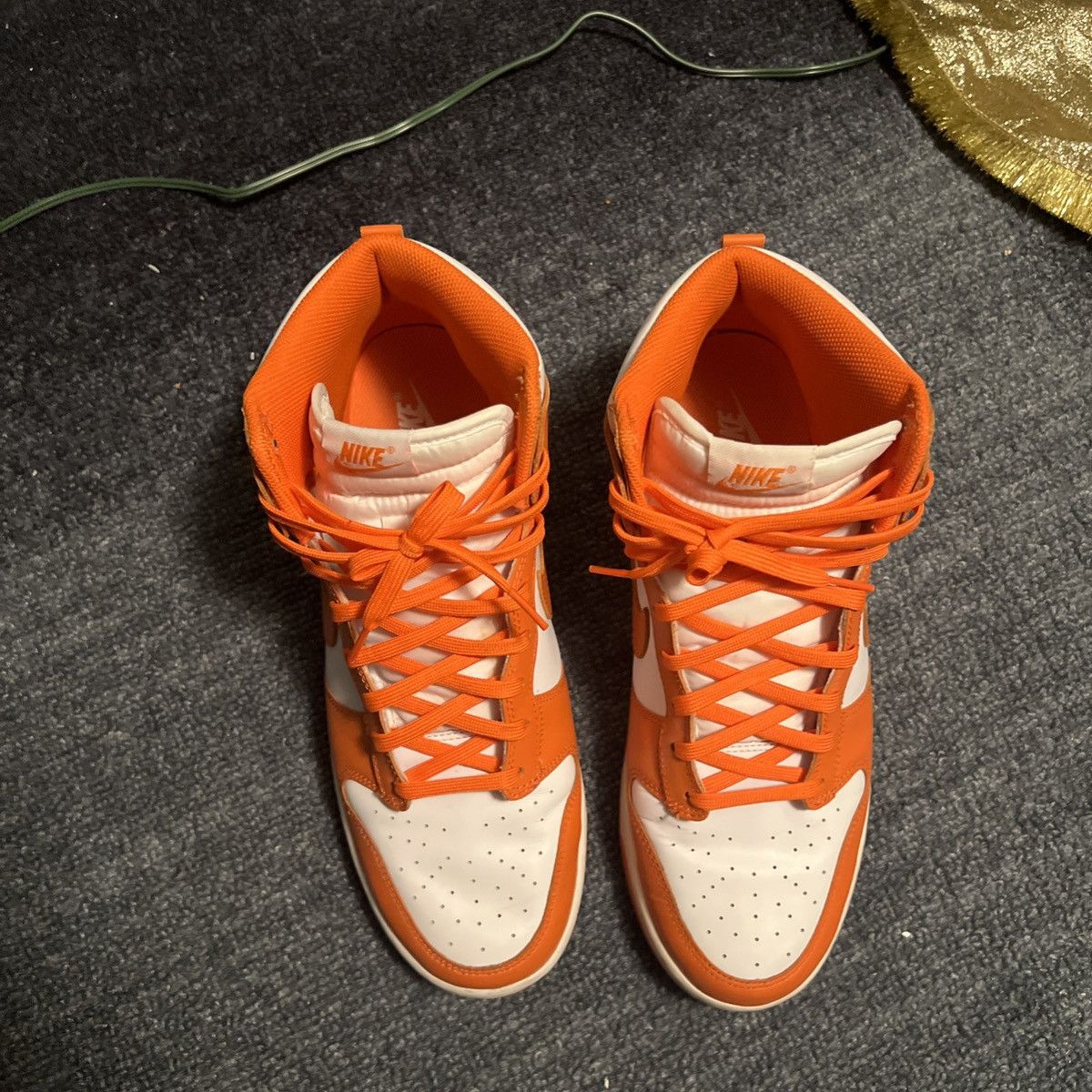 Nike Nike dunk high Syracuse Size US 12 / EU 45 - 3 Thumbnail