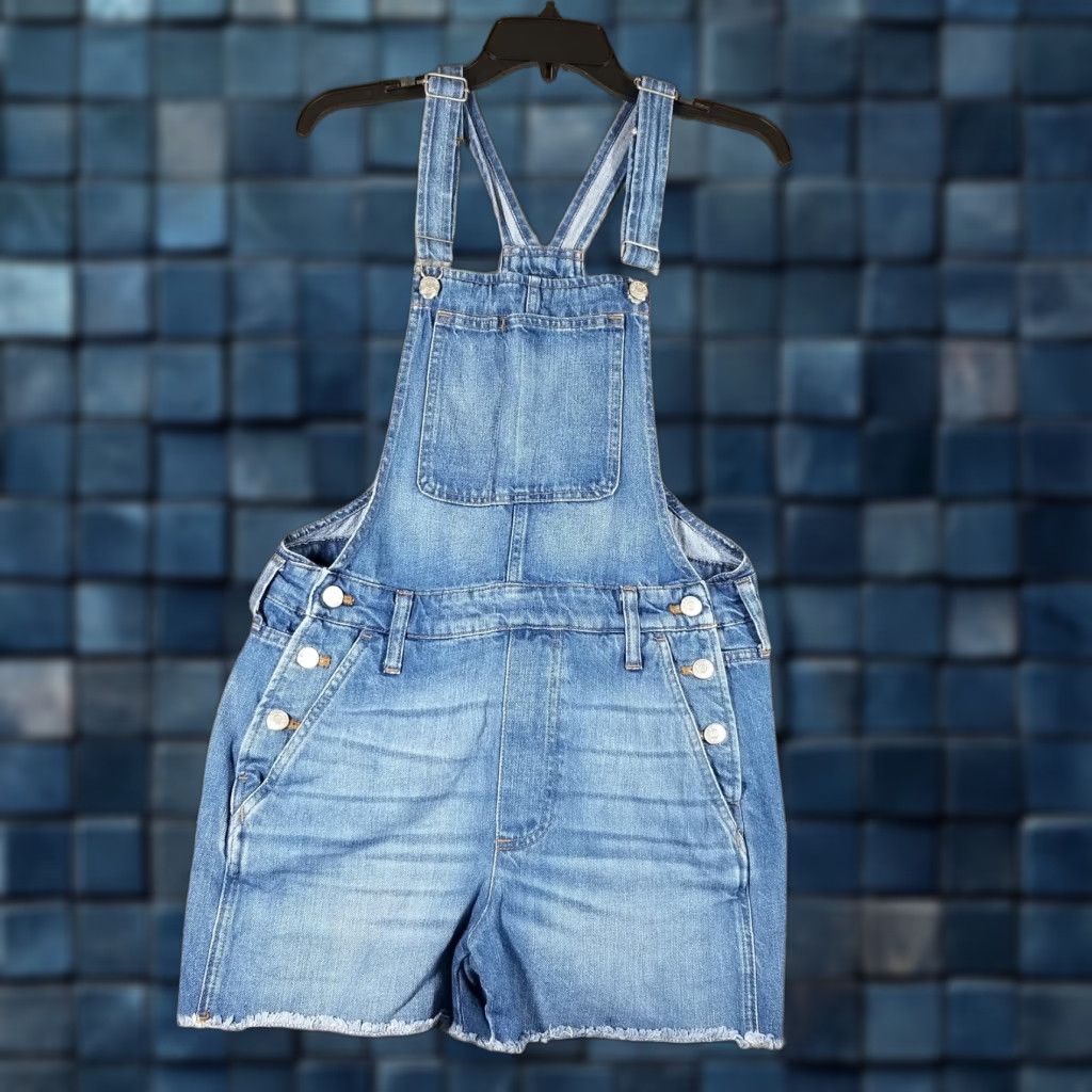 Madewell Madewell Denim Short Overalls Womens Small Blue Jean Shorts Casual Overall Size 28" / US 6 / IT 42 - 1 Thumbnail