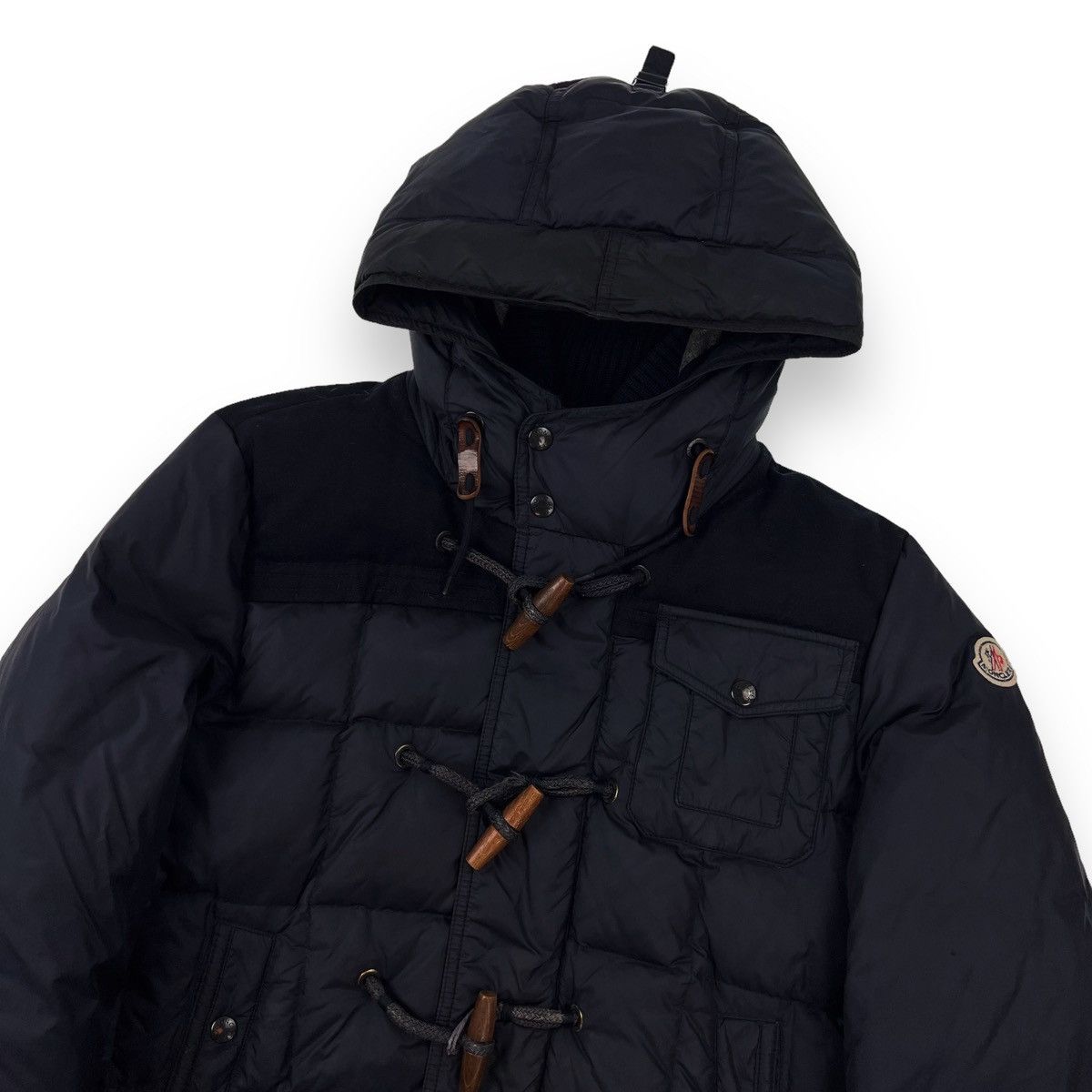 image of Moncler Virgile Navy Puffer Jacket, Men's (Size Medium)