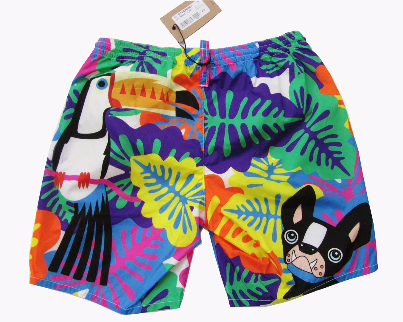 Dsquared2 DSquared2 Toucan Tropical Swim Shorts Loud Graphic Size US 26 / EU 42 - 6 Thumbnail