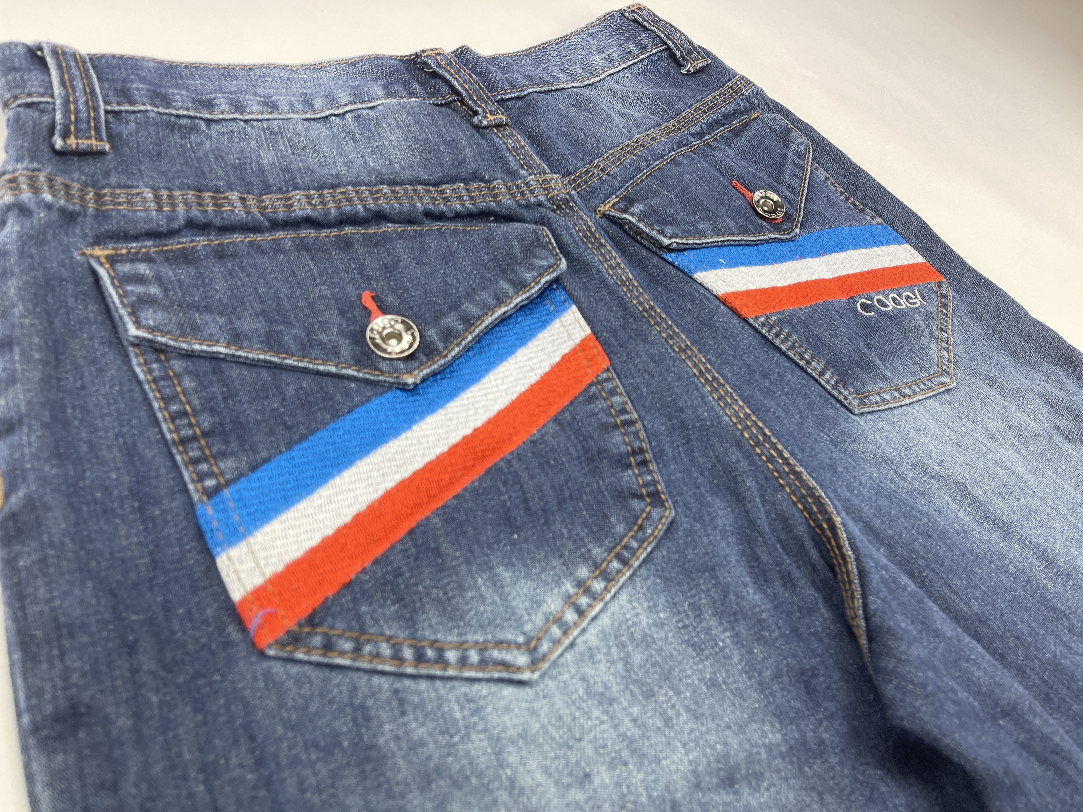 Coogi Coogi jeans shorts, vintage 90s hip hop 1990s skater Y2K 28 Size US 28 / EU 44 - 5 Thumbnail