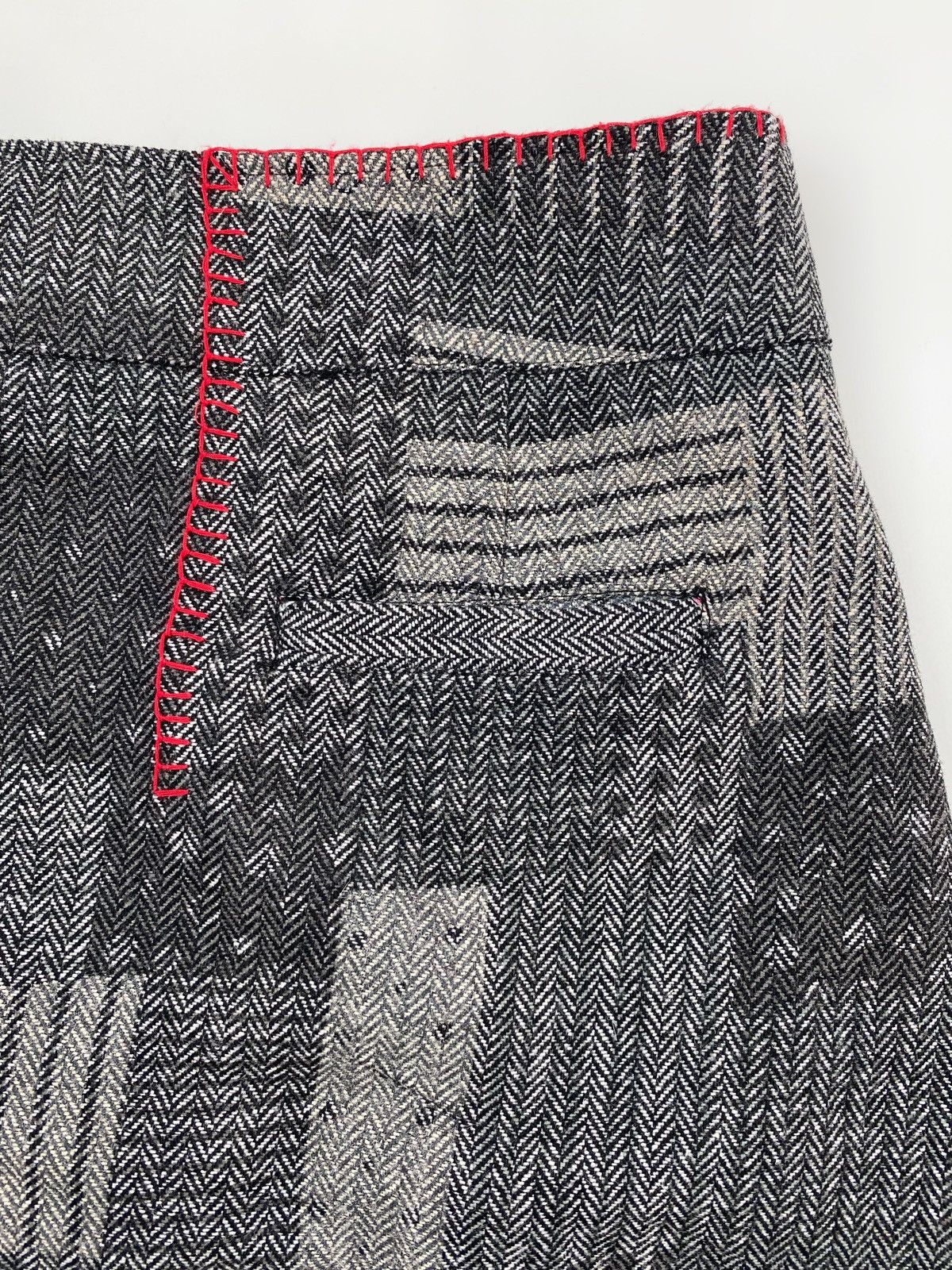 Vintage Y2K Vintage Geisha Jeans Patchwork Double Breast Midi Skirt Size 32" / US 10 / IT 46 - 8 Thumbnail