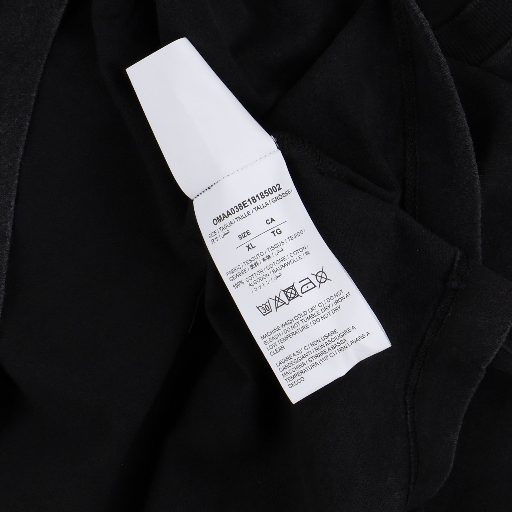 Off-White Washed Black 3D Arrows Oversized T-Shirt Size XXL / US 16-18 / IT 52-54 - 7 Thumbnail