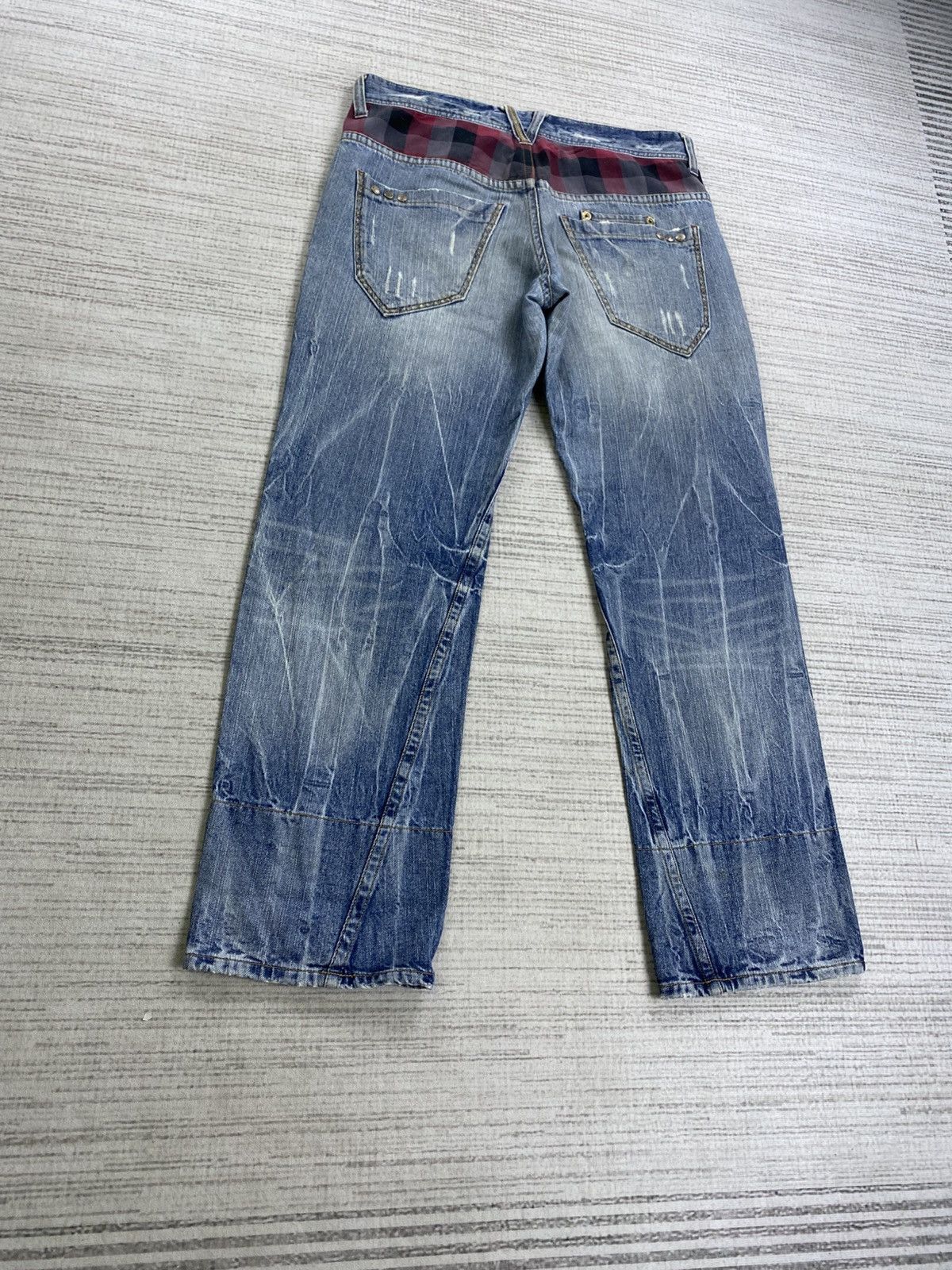 Hysteric Glamour Vintage Uj Comtempo Punk Mud Wash Rare Denim Pants Size US 34 / EU 50 - 11 Thumbnail