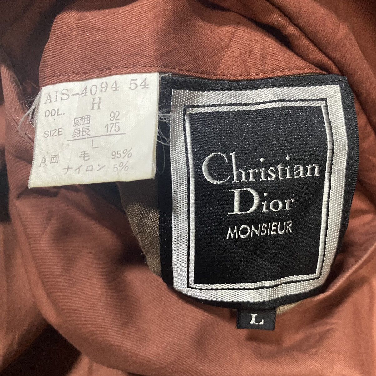 Christian Dior Monsieur × Designer Christian Dior Monsieur Reversible Coat Jacket Size US L / EU 52-54 / 3 - 10 Thumbnail