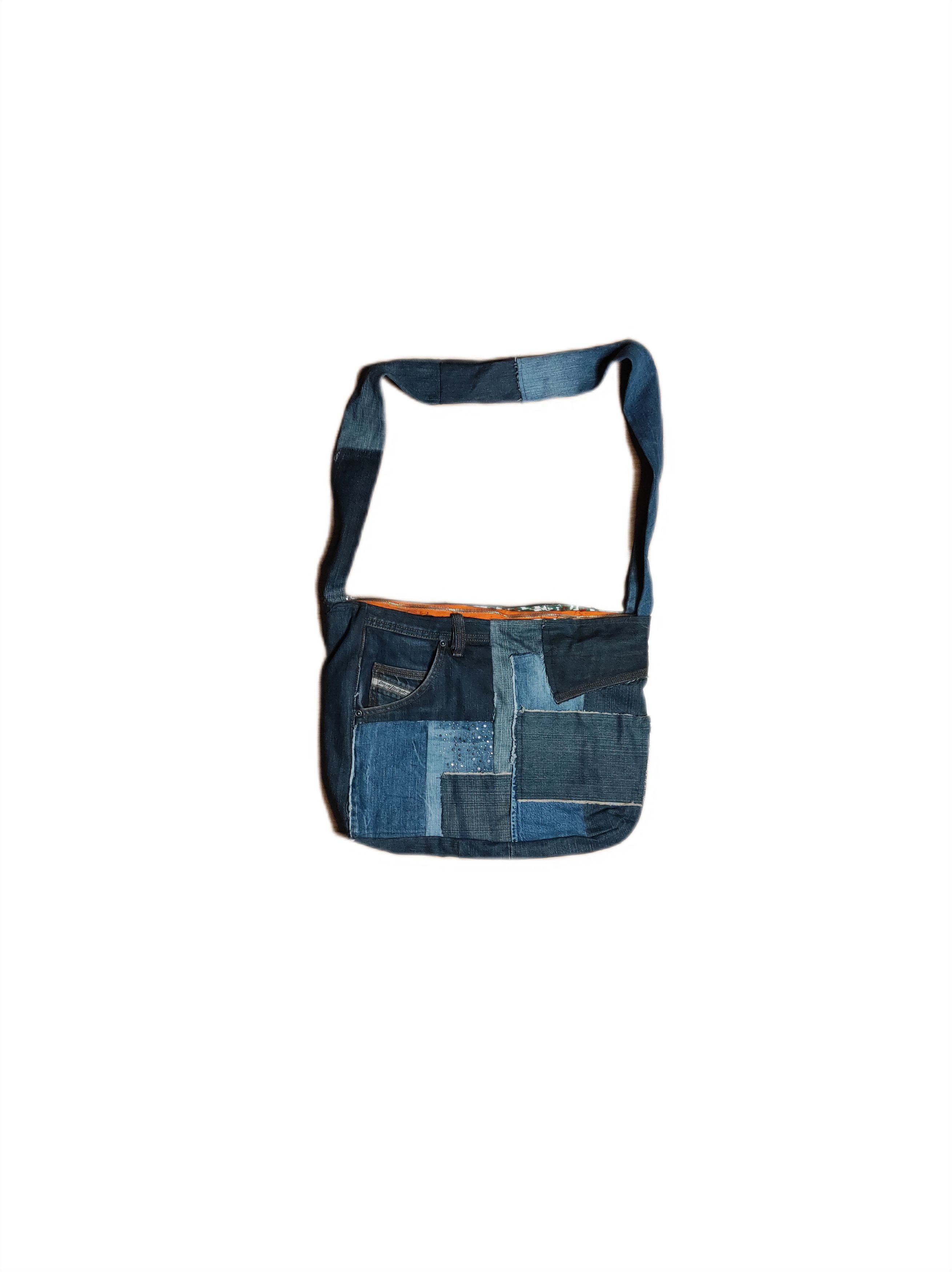 Handmade **Handmade Shoulder Bag made from Denim Pants** Size ONE SIZE - 1 Thumbnail