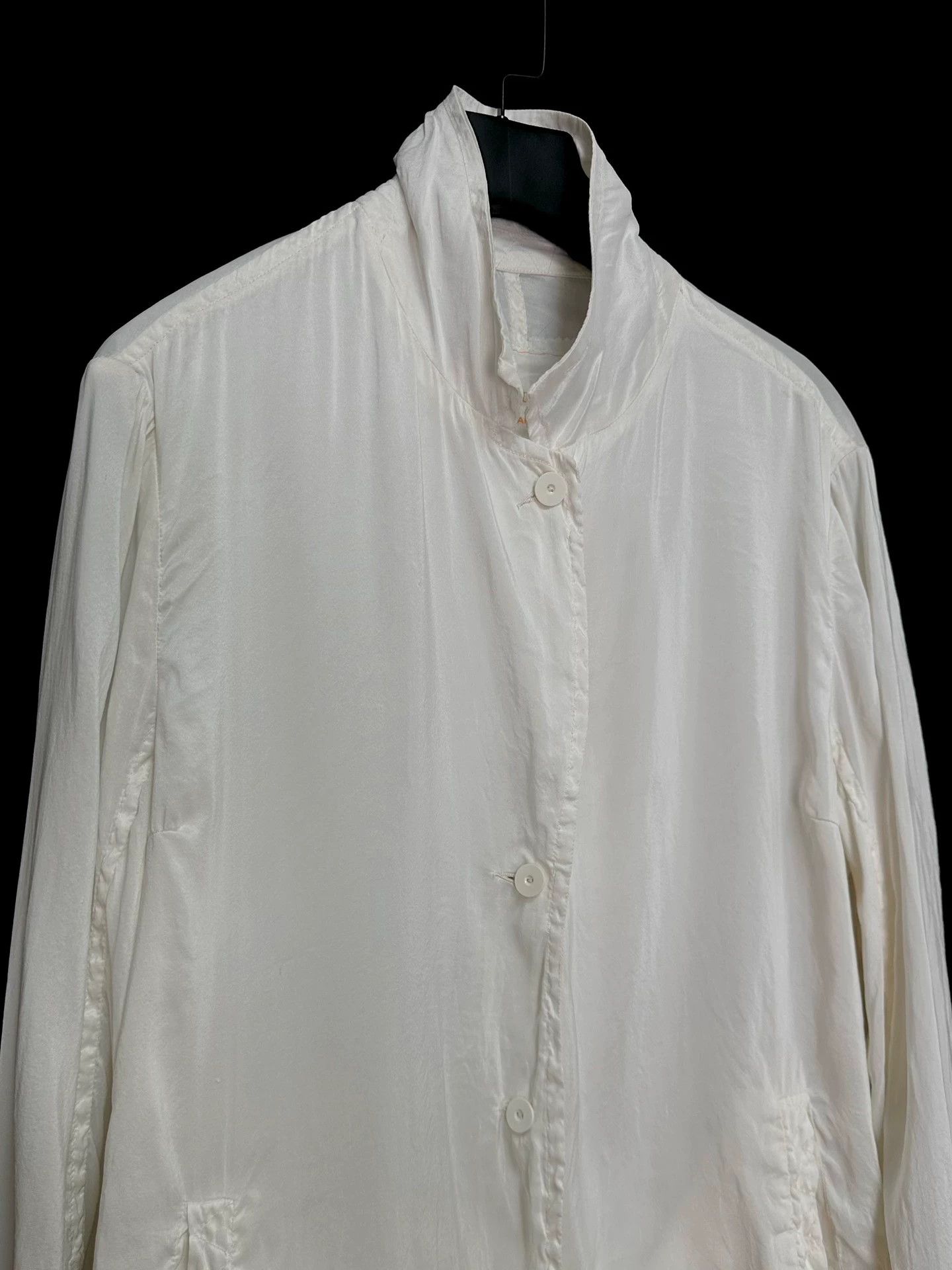Other Vidalenc Silk Cream Handmade Linen-Knot Textured Jacket Size US S / EU 44-46 / 1 - 5 Thumbnail