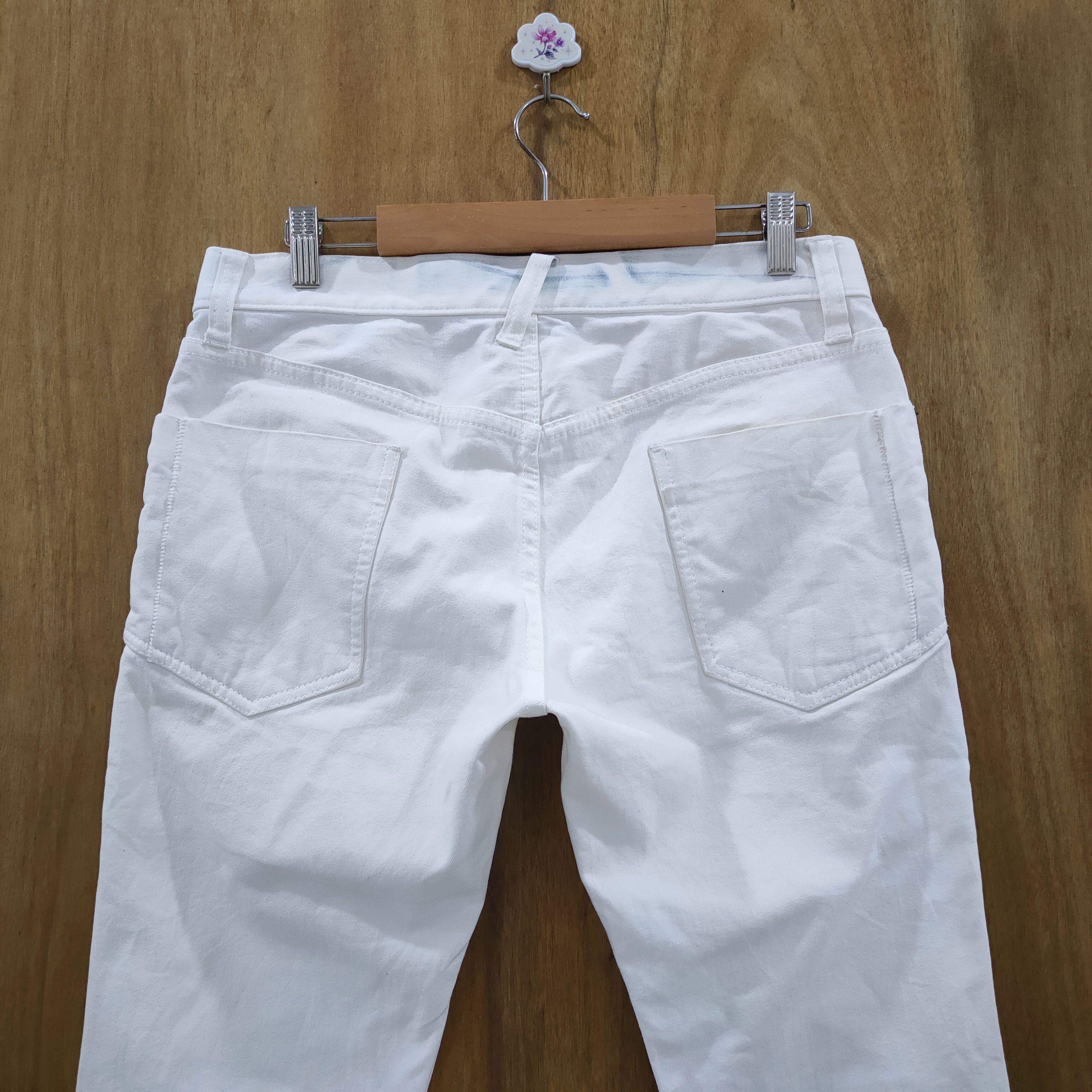 PPFM PPFM WHITE MULTIPOCKET JEAN DENIM PANTS Size US 30 / EU 46 - 8 Thumbnail
