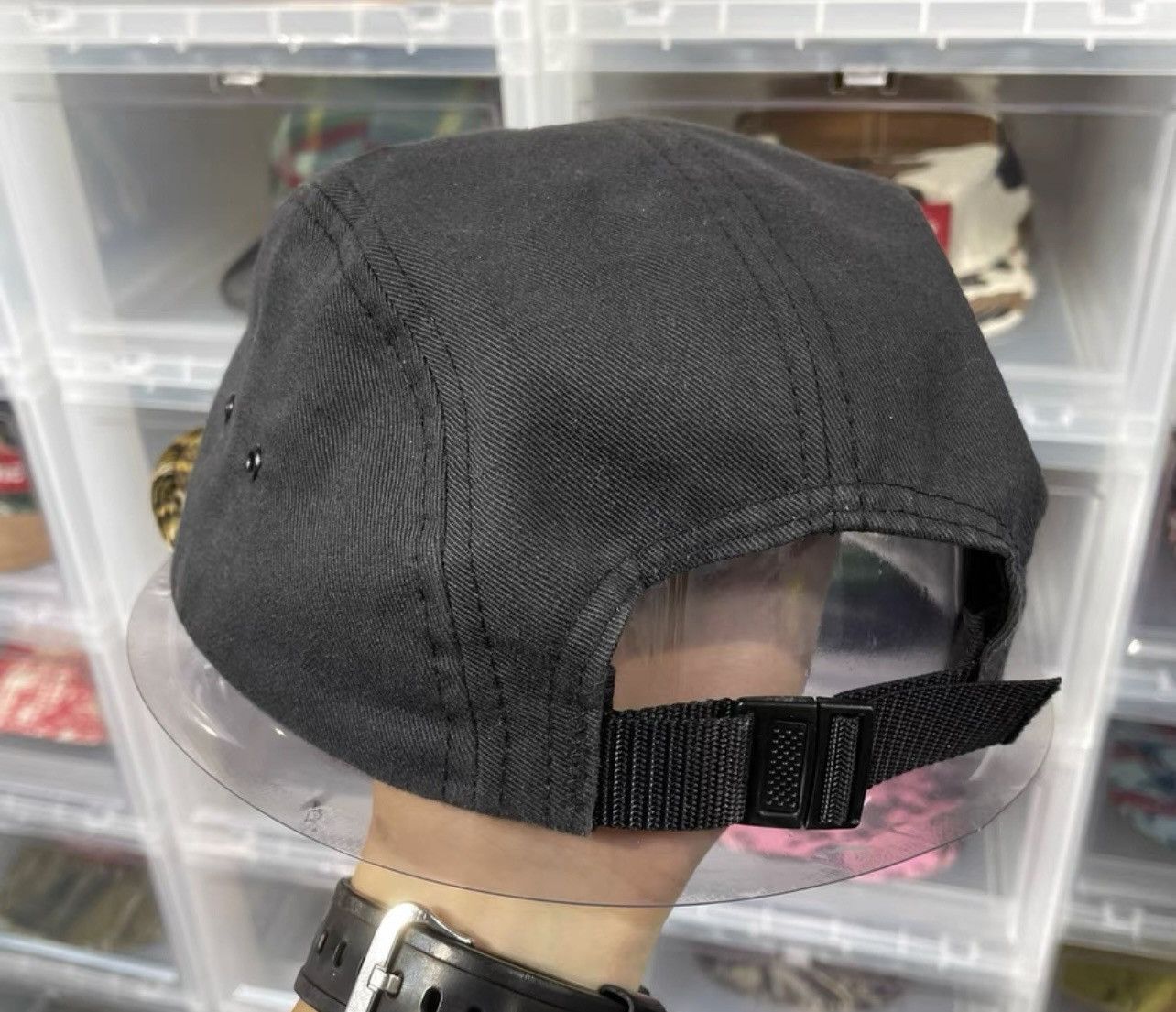Supreme Supreme Safari black leopard camp cap | Grailed
