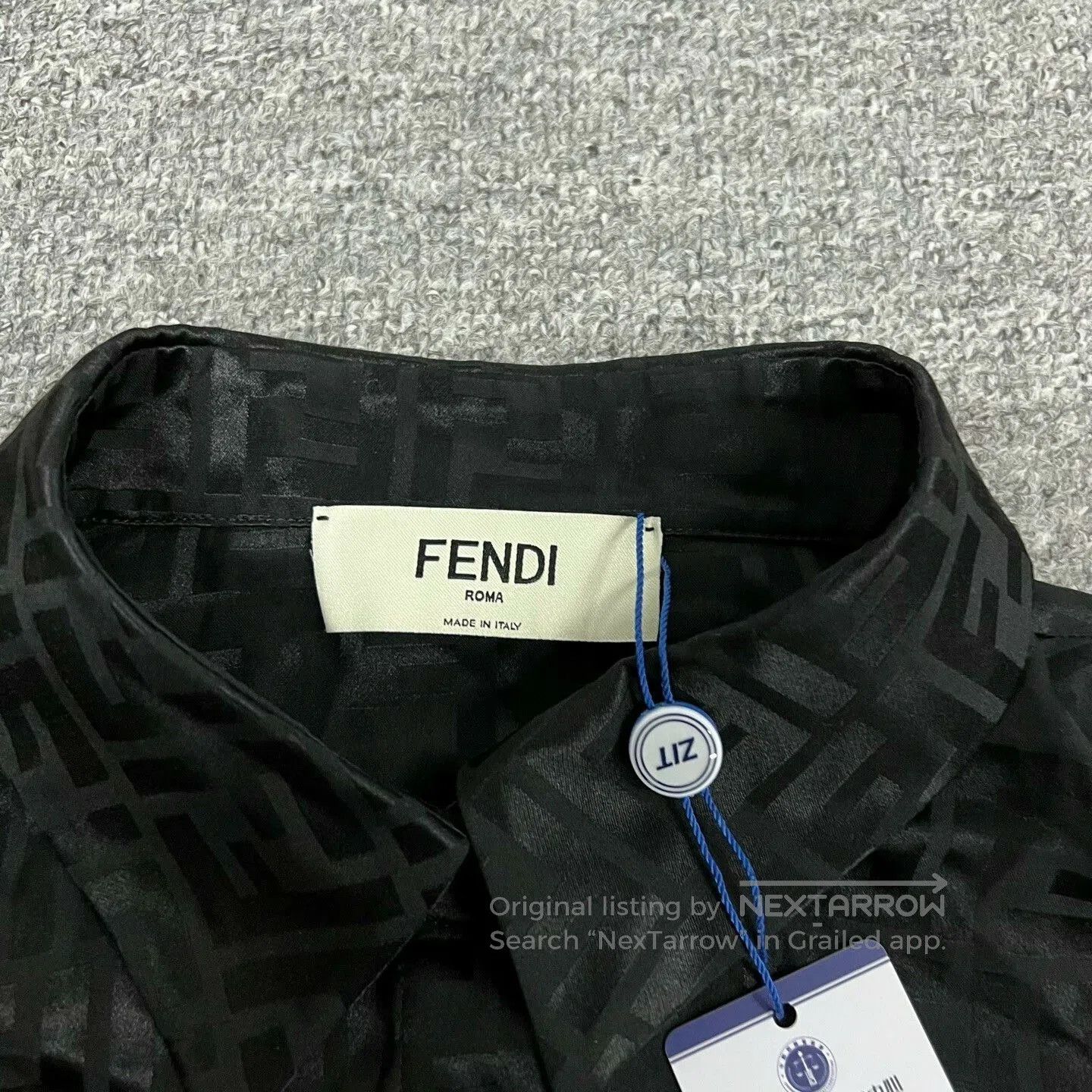 Fendi fendi black silk printed shirt. Size US M / EU 48-50 / 2 - 4 Thumbnail
