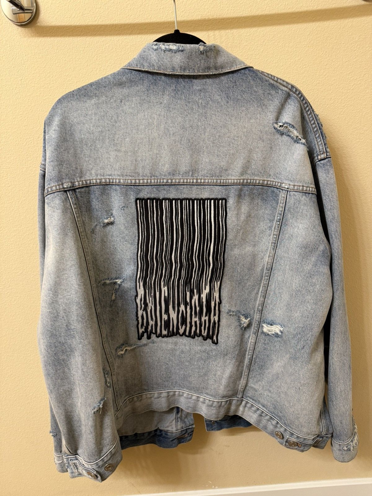 Balenciaga Balenciaga Denim Jacket Size US XL / EU 56 / 4 - 1 Thumbnail