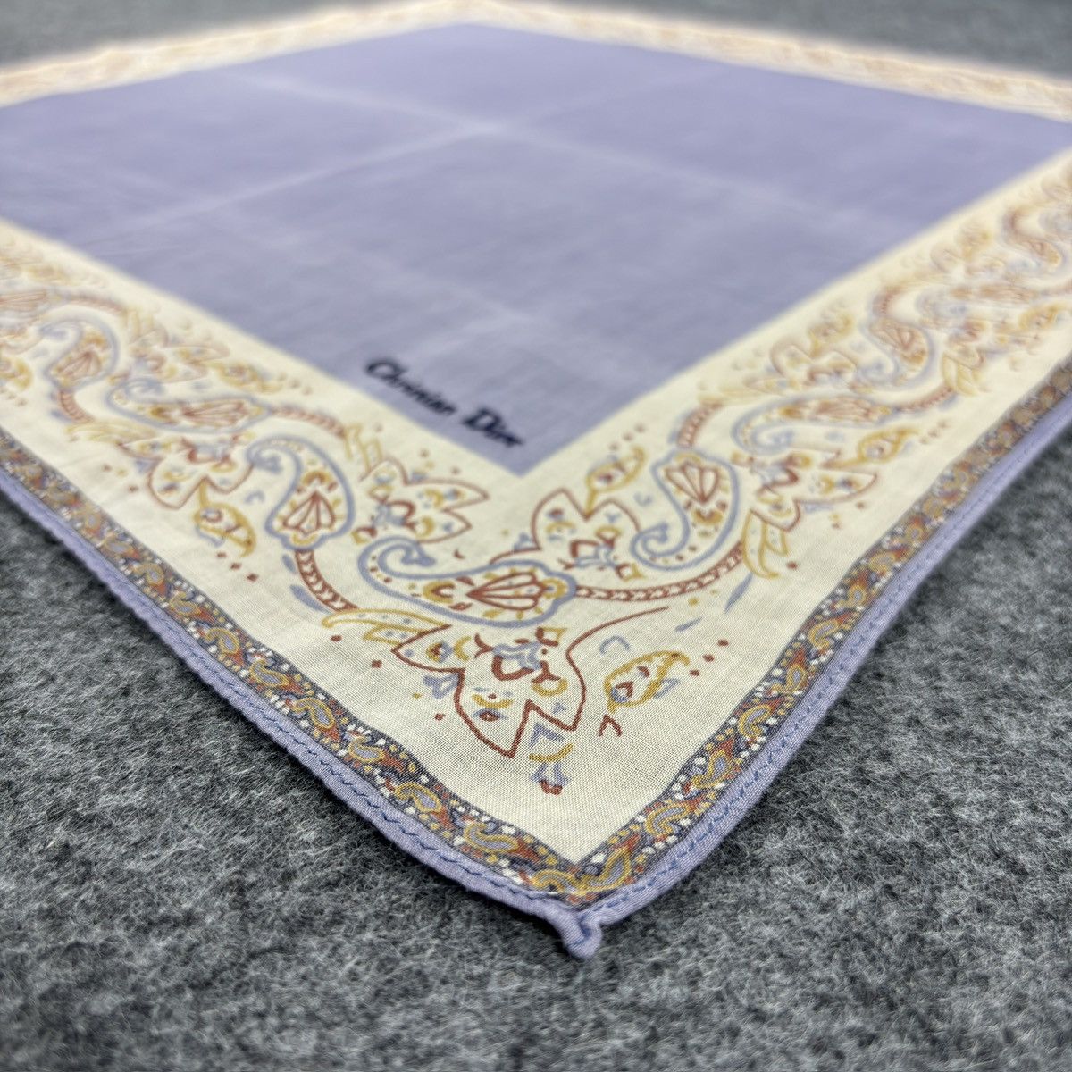 Christian Dior Monsieur × Vintage Handkerchief # E048 # Bandana # Neckerchief Size ONE SIZE - 5 Thumbnail