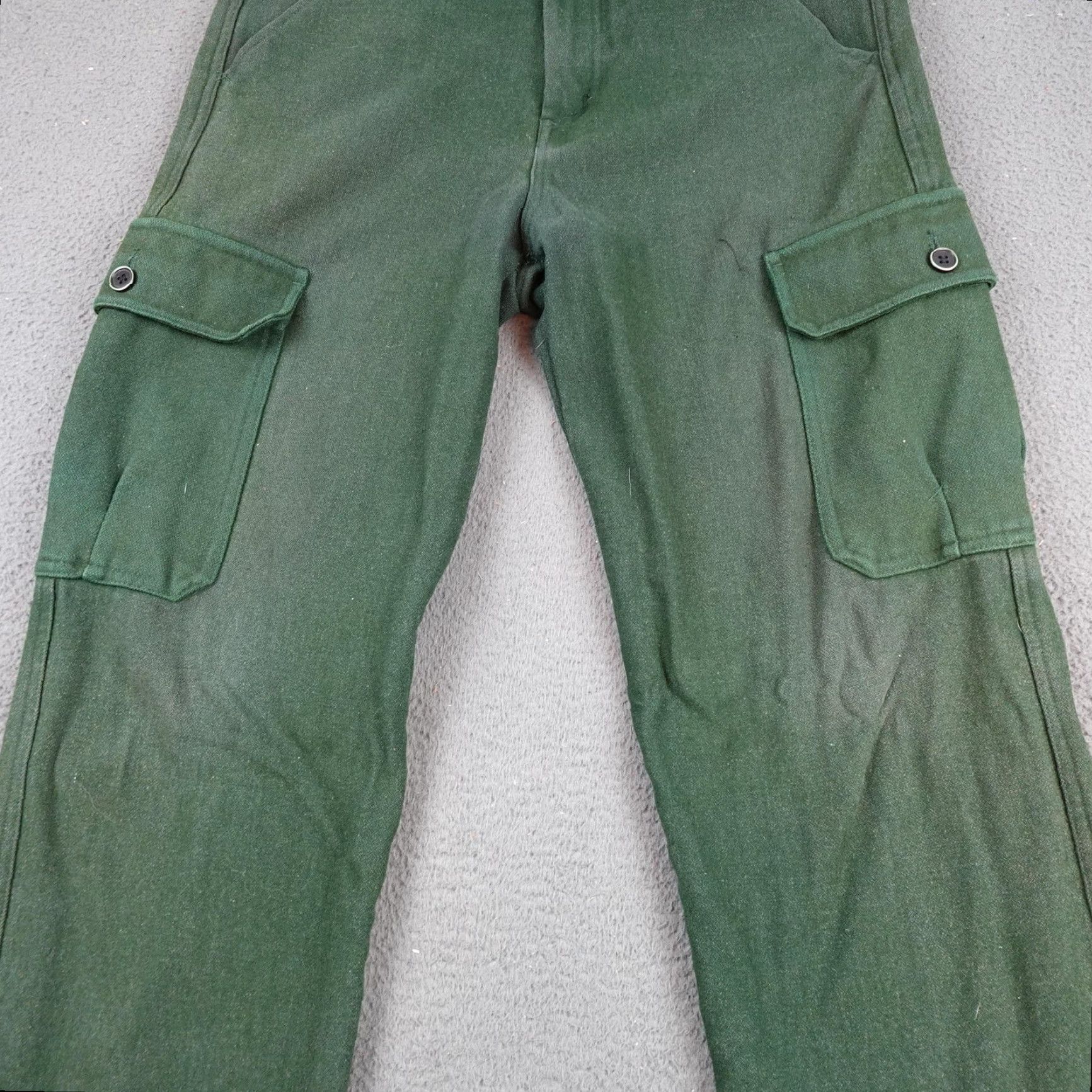 Element VINTAGE WFS Element Gear Pants Mens 34x31 Green Wool Blend Cargo Outdoor Size US 34 / EU 50 - 2 Thumbnail