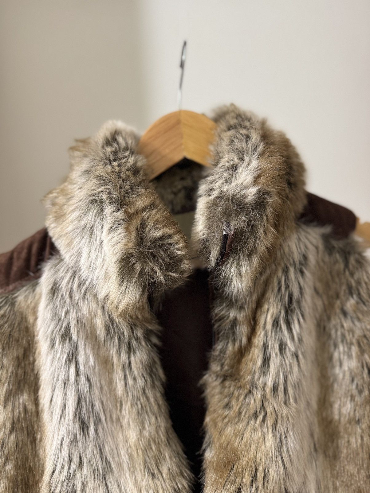 20471120 Y2K Faux Fur Vest Jacket Women’s Size S / US 4 / IT 40 - 6 Thumbnail