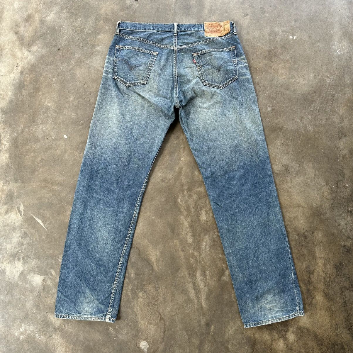 Japanese Brand Vintage Levi’s Faded Distressed Denim Jean Pant W36 Size US 36 / EU 52 - 8 Thumbnail