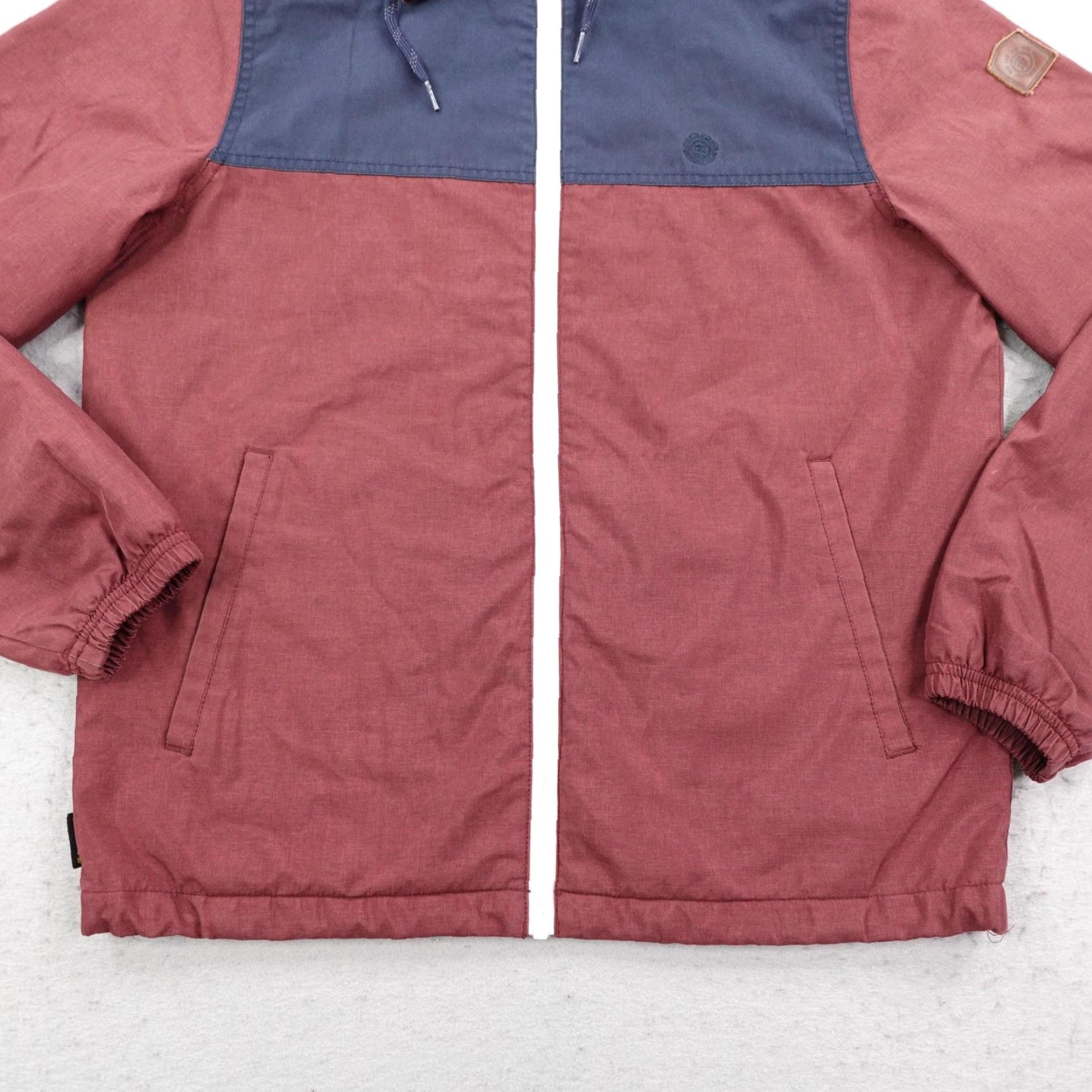 Element Element Wolfeboro Jacket Mens Medium Blue Red Fleece Lined Coat Full Zip Up Size US M / EU 48-50 / 2 - 3 Thumbnail