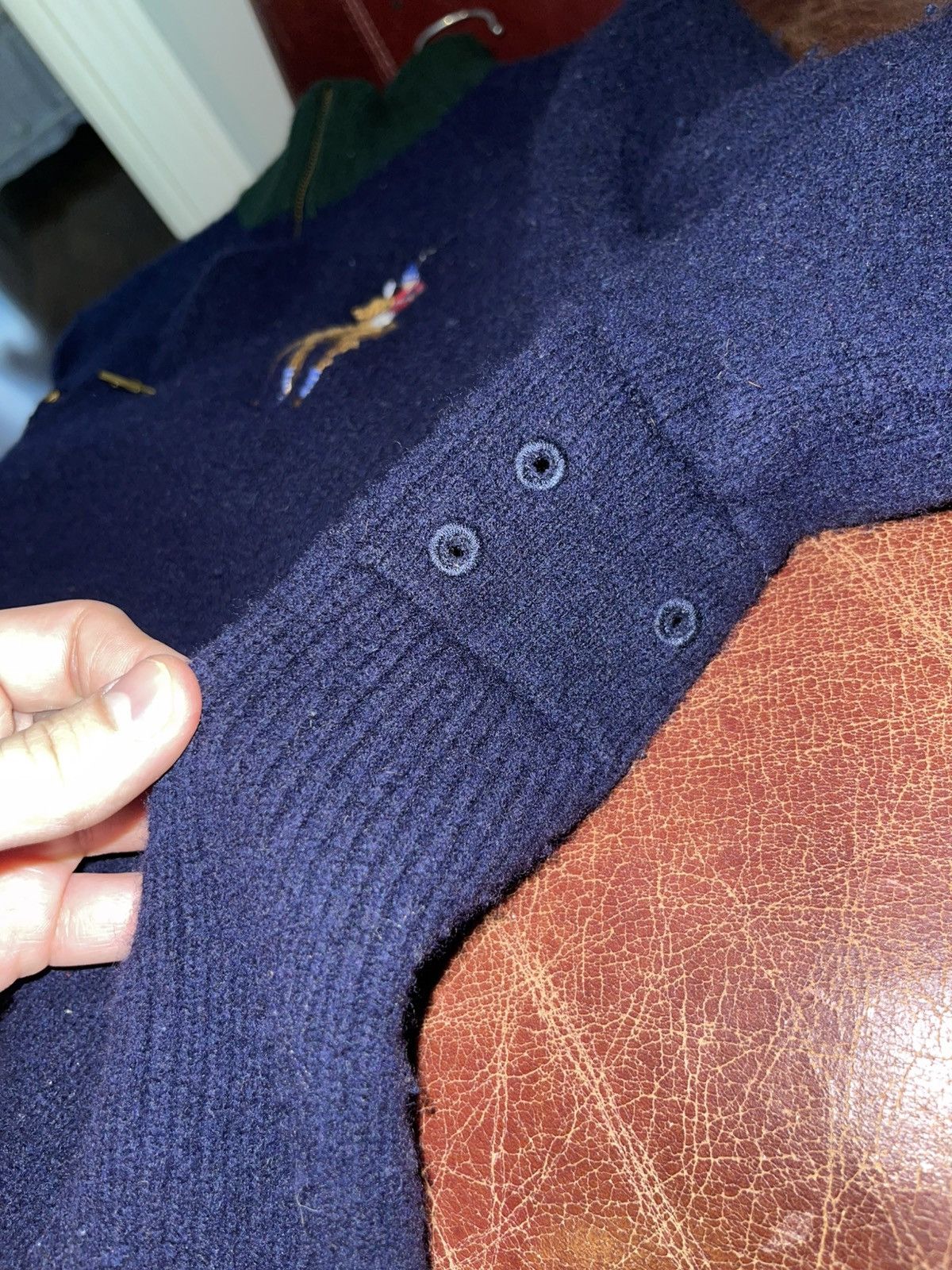 Polo Ralph Lauren × RRL Ralph Lauren × Ralph Lauren Polo Ralph Lauren Vintage Wool Sport Sweater Size US L / EU 52-54 / 3 - 7 Thumbnail