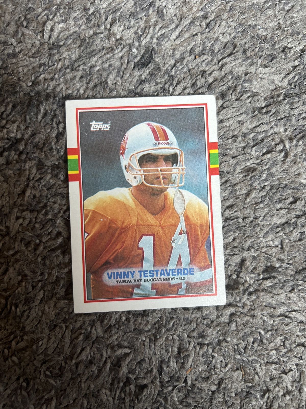 NFL 1989 Topps #327 Vinny Testaverde Card Size ONE SIZE - 1 Thumbnail