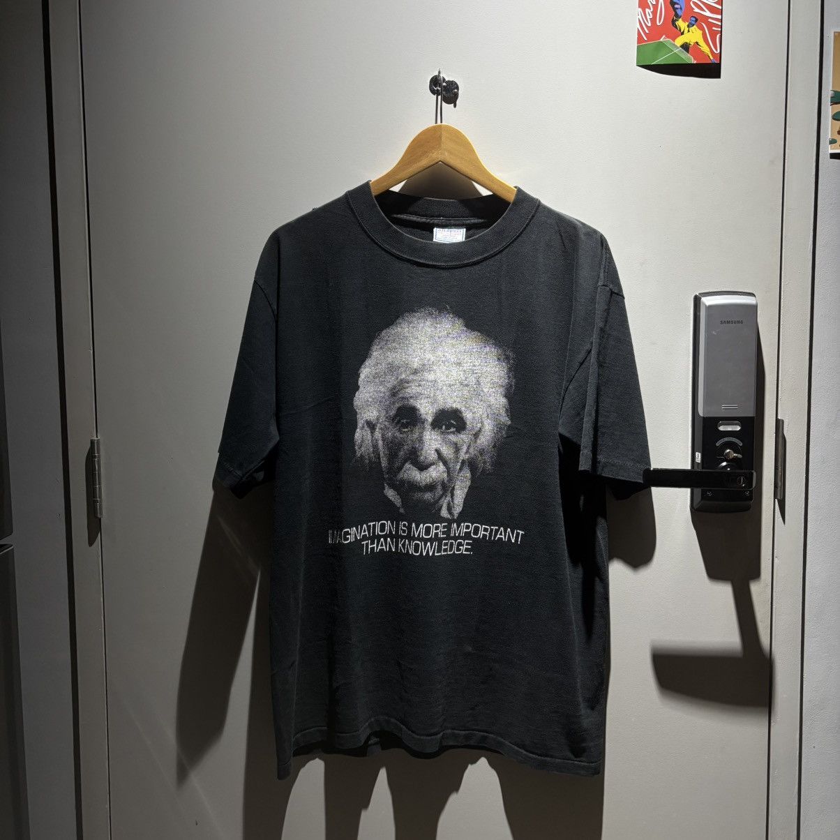Vintage Vintage Albert Einstein T-shirt Size US L / EU 52-54 / 3 - 4 Thumbnail
