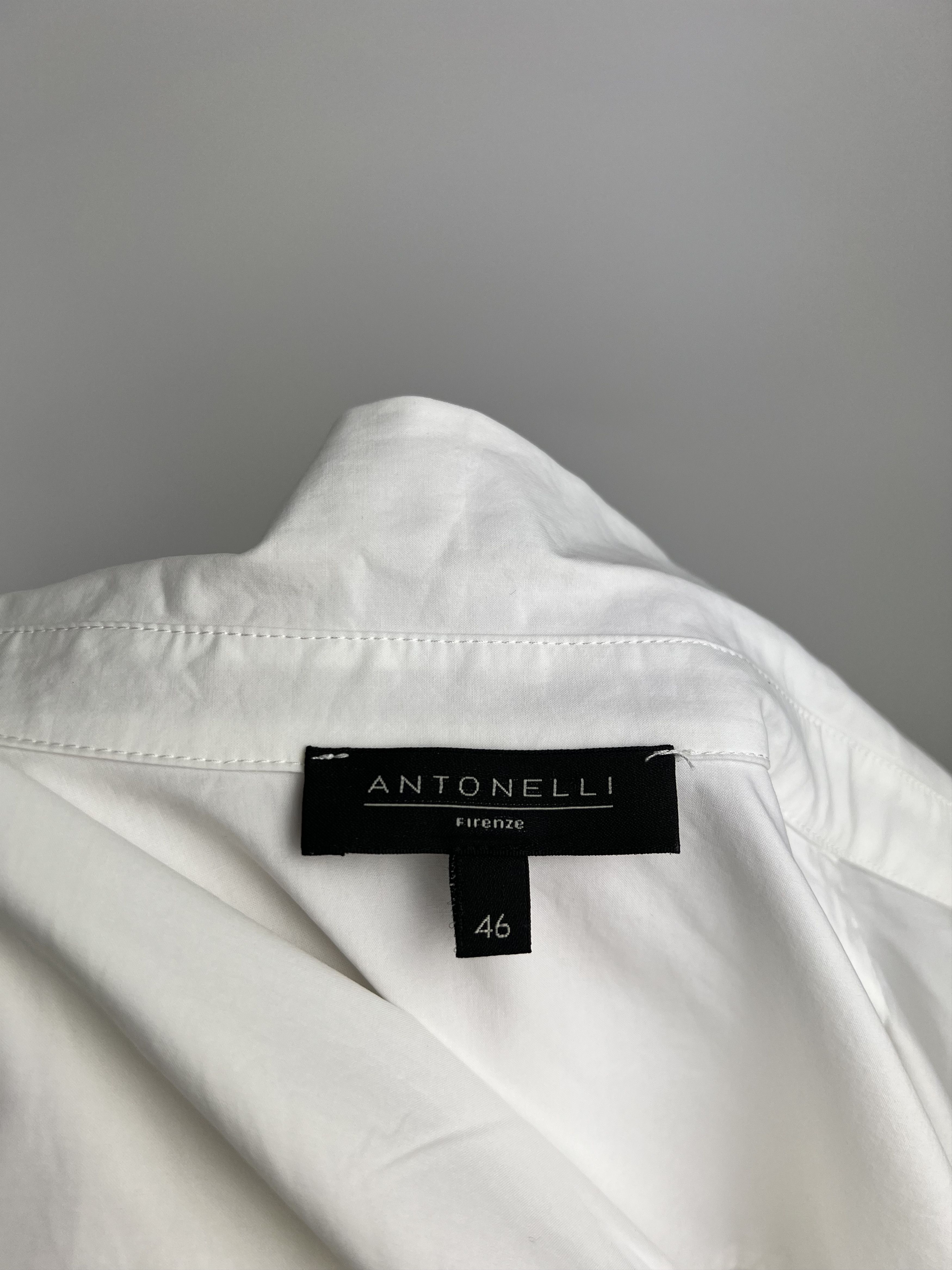 Other Antonelli Firenze White Button Up Shirt Blouse Size US 12 Size L / US 10 / IT 46 - 10 Thumbnail