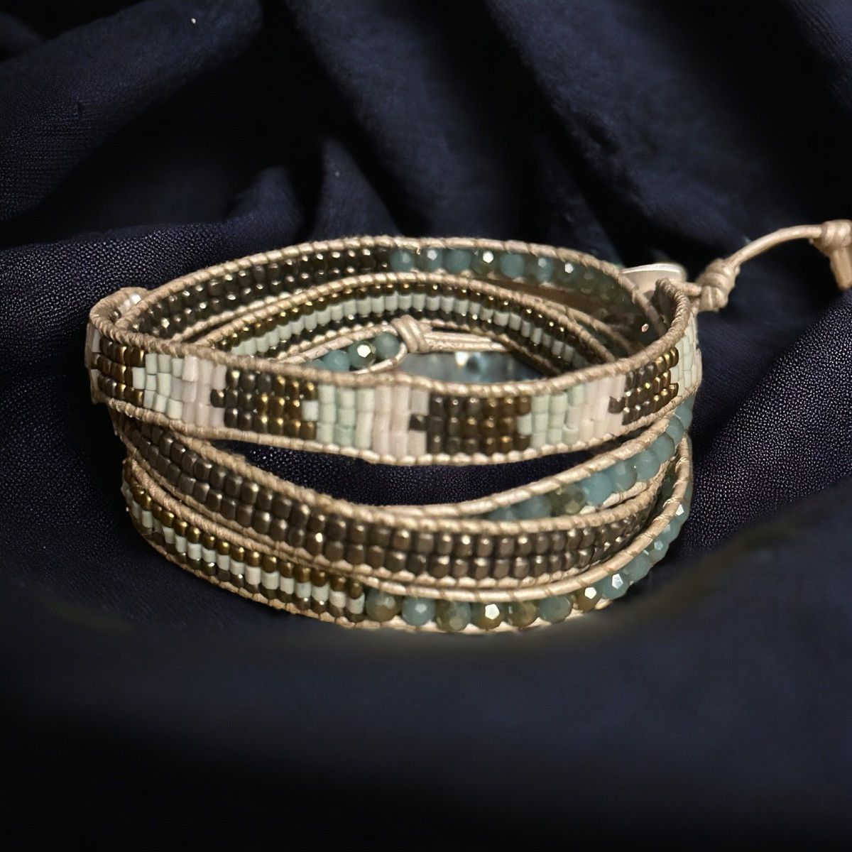Other Nakamol aqua beaded wrap bracelet Size ONE SIZE - 1 Thumbnail
