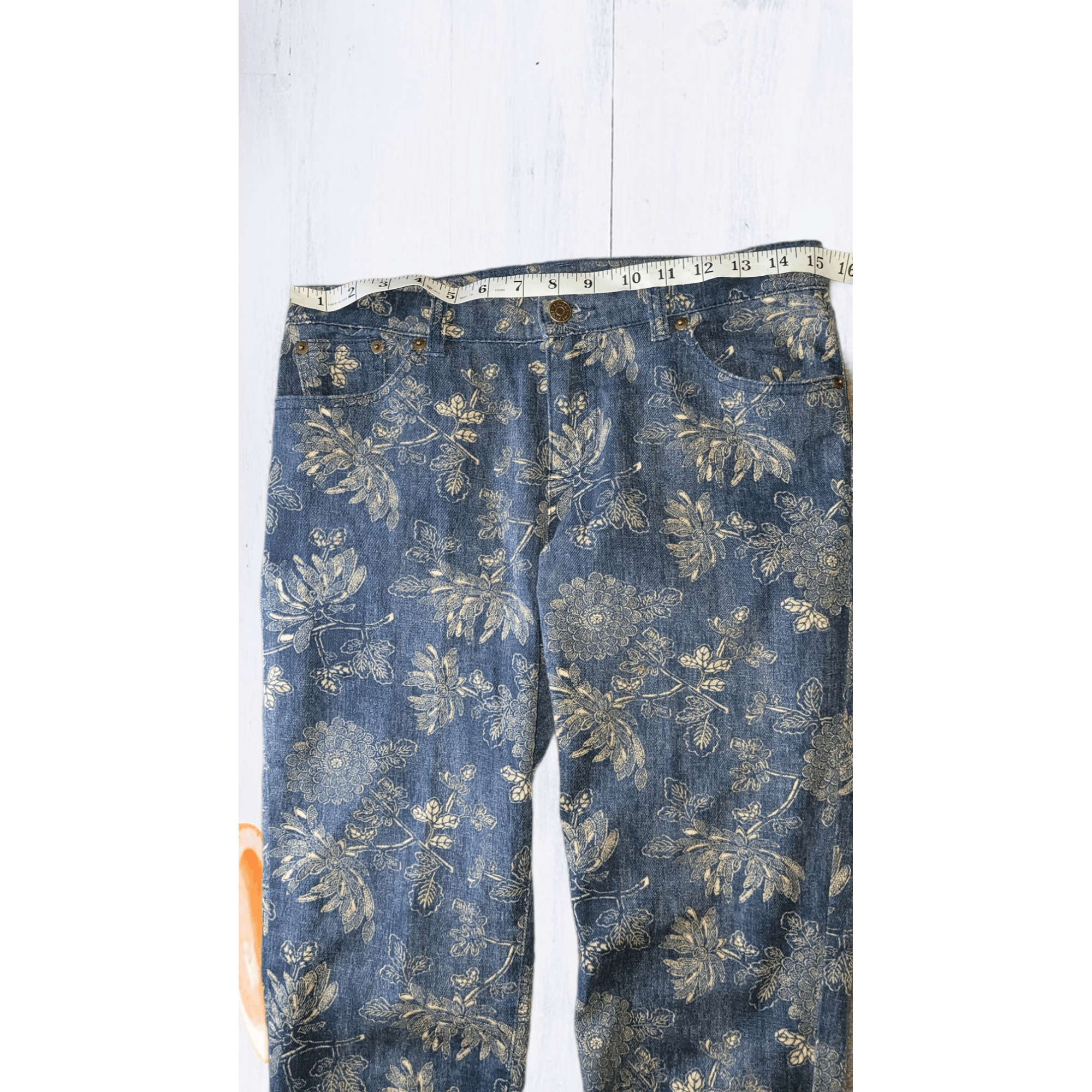 Lauren Ralph Lauren Lauren Ralph Lauren Jeans Women Sz 4 Floral Skinny Leg Boho Size 27" / US 4 / IT 40 - 4 Thumbnail