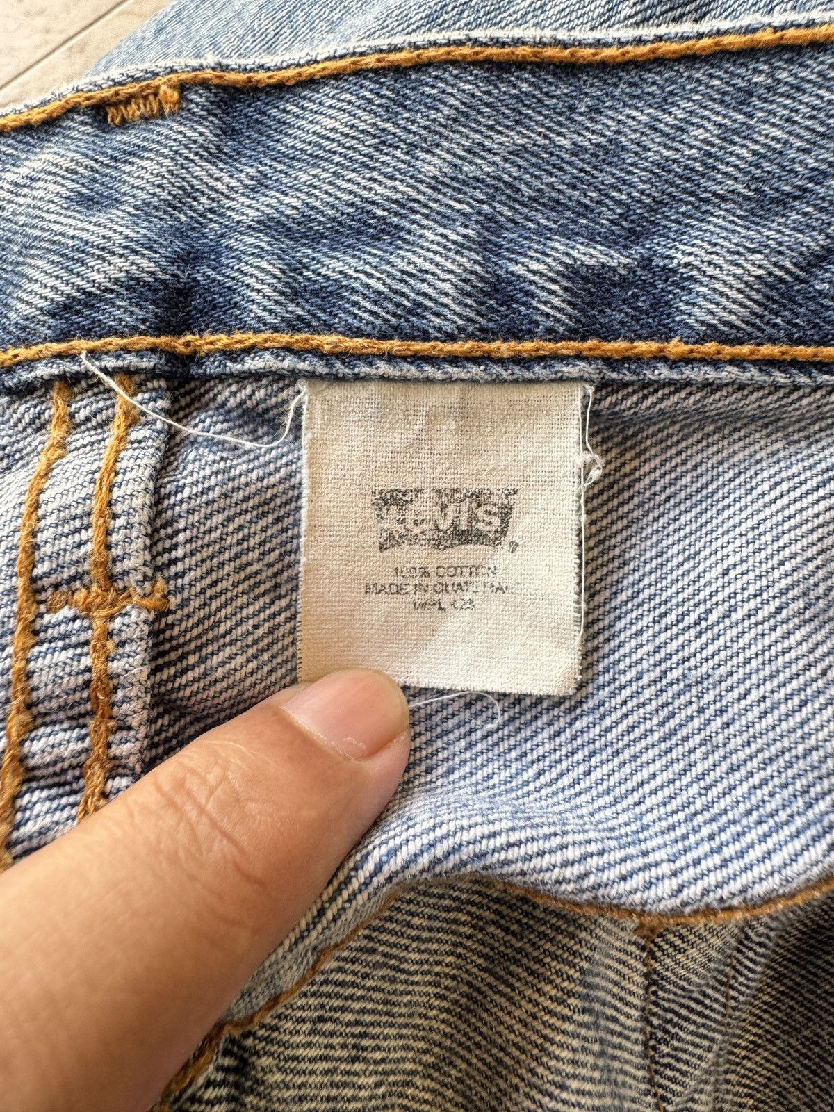 Levi's × Vintage Y2K LEVIS 501 RUGGED JEANS Size US 34 / EU 50 - 12 Thumbnail