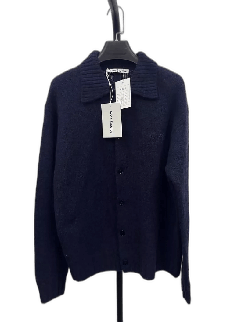 Acne Studios Long Sleeve Cardigan Sweater-yf