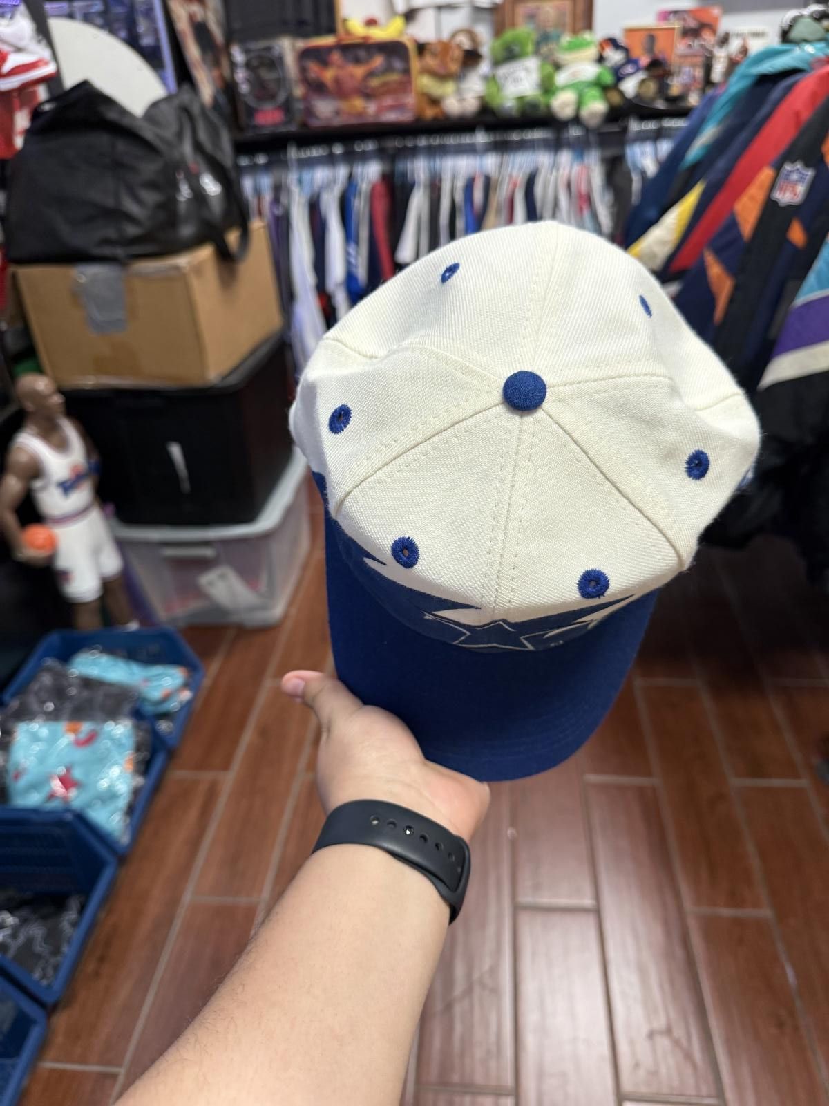 Logo Athletic 90s Vintage Dallas Cowboys Sharktooth Snapback Size ONE SIZE - 4 Thumbnail
