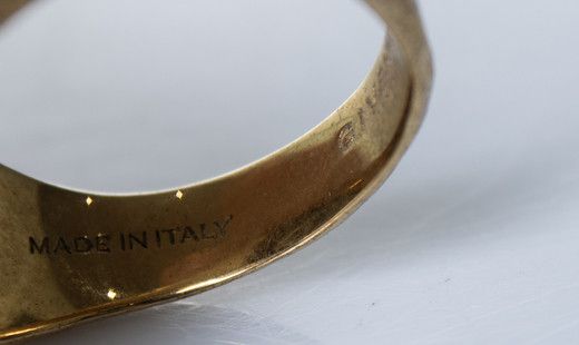 Givenchy Givenchy, astral flip gold tone ring Size ONE SIZE - 9 Thumbnail