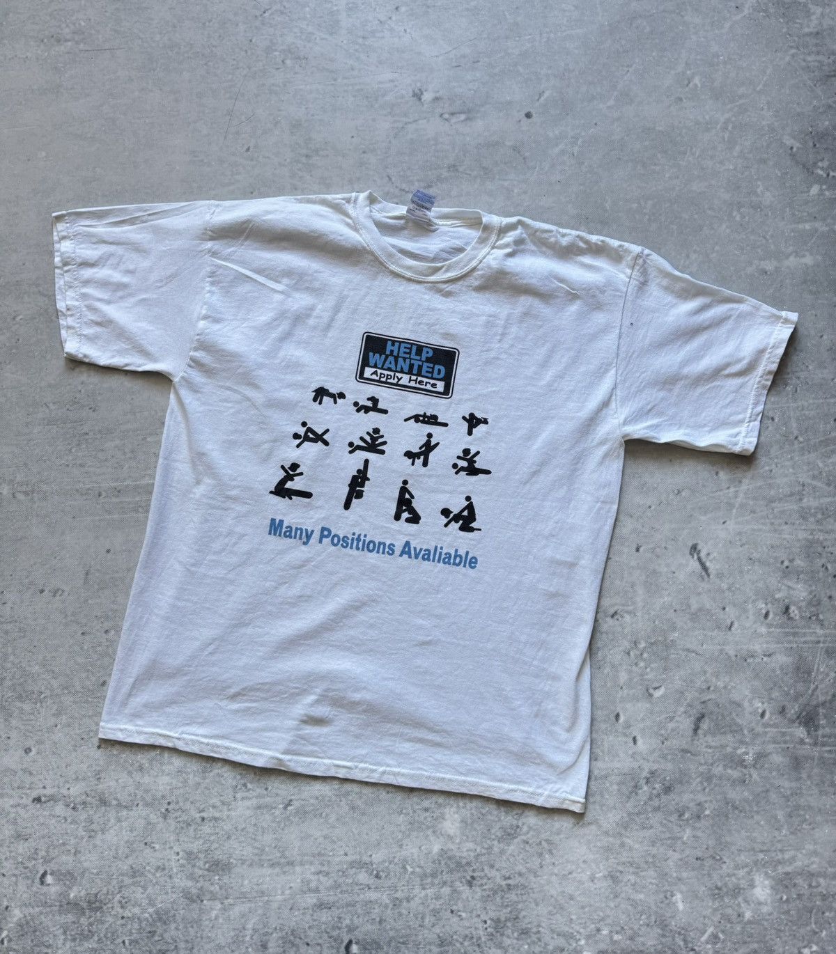 Vintage Vintage Humor tee 00s Gildan Many Position Size US XL / EU 56 / 4 - 1 Thumbnail