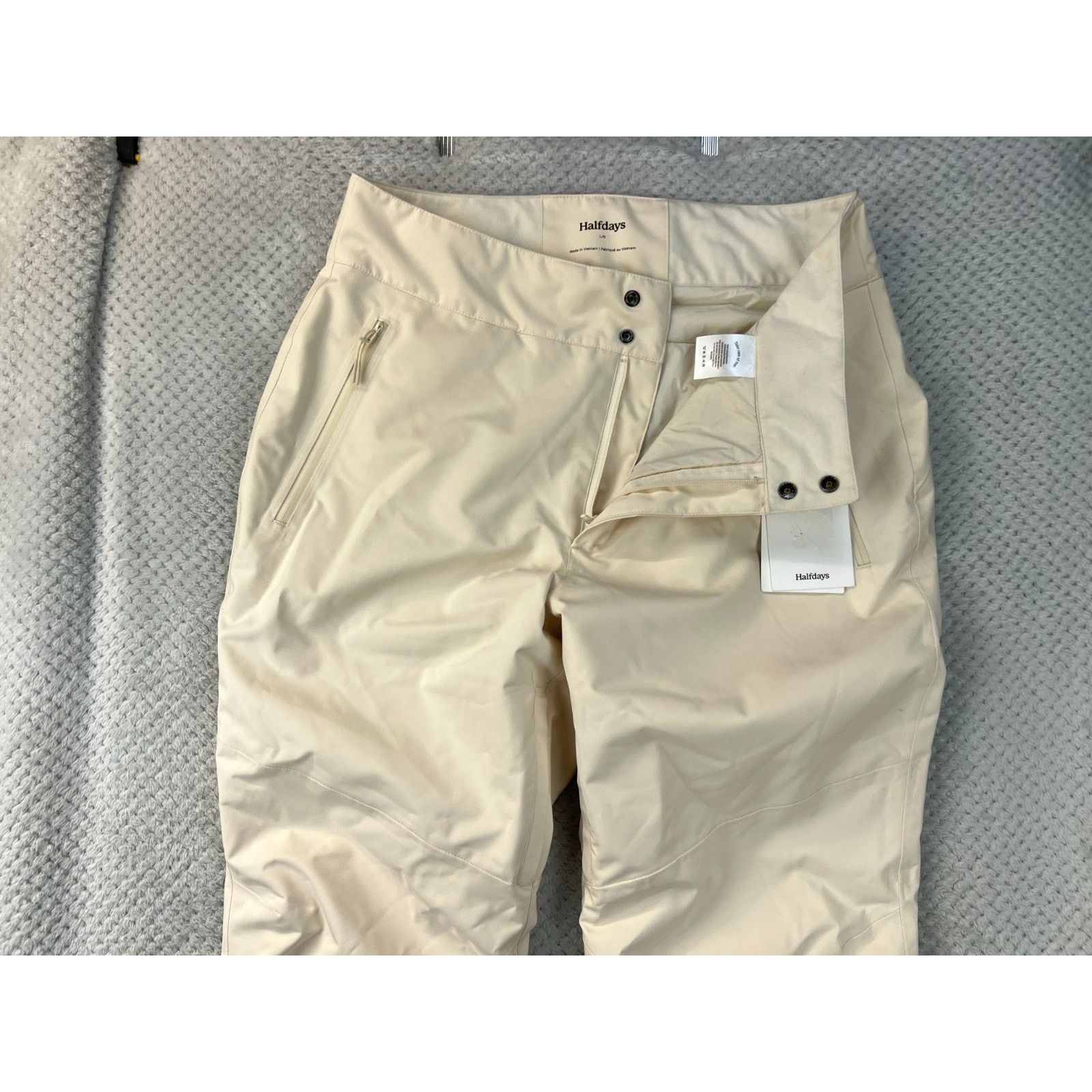 Other Halfdays Alessandra Womens Ski Pants Sz L Oat Milk Premium Size 38" / US 16 / IT 52 - 12 Thumbnail