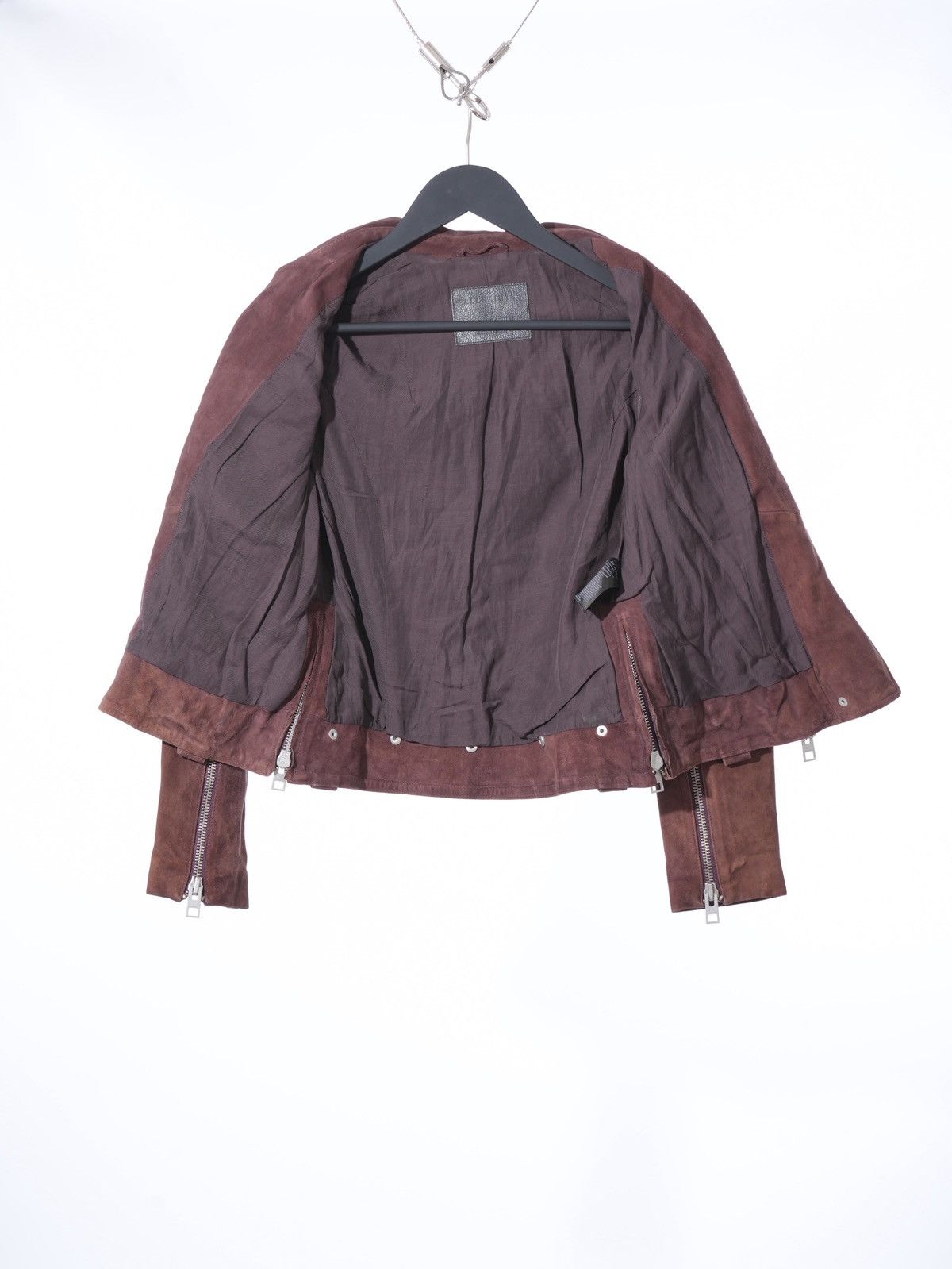 Allsaints Allsaints Huxley Leather Biker Jacket Moto Women’s US 8 Size M / US 6-8 / IT 42-44 - 5 Thumbnail