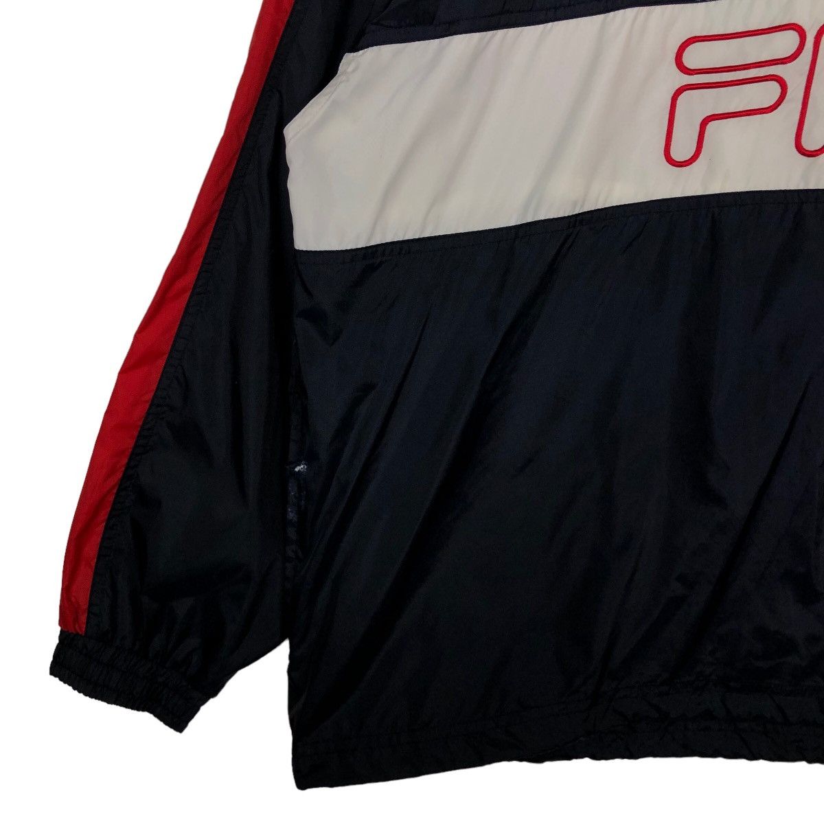 Japanese Brand 🔥90’s Vintage Fila Survival Jacket Pull Over Big Logo Size US L / EU 52-54 / 3 - 3 Thumbnail